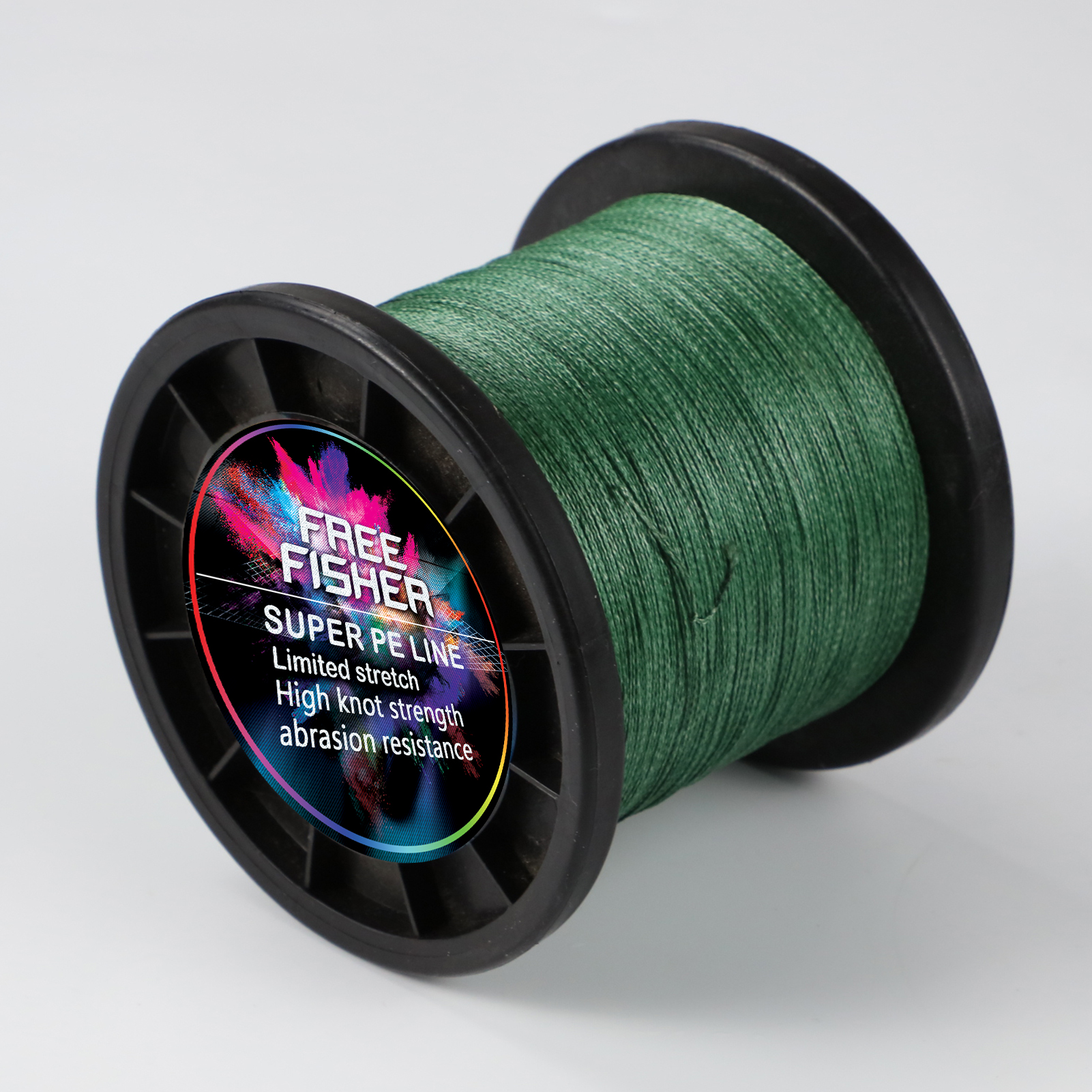 FREE FISHER Fishing Braided Line 1000m 4 Strands Multifilament 100% PE Wire 10LB-100LB 0.1-0.55MM for Saltwater/Freshwater