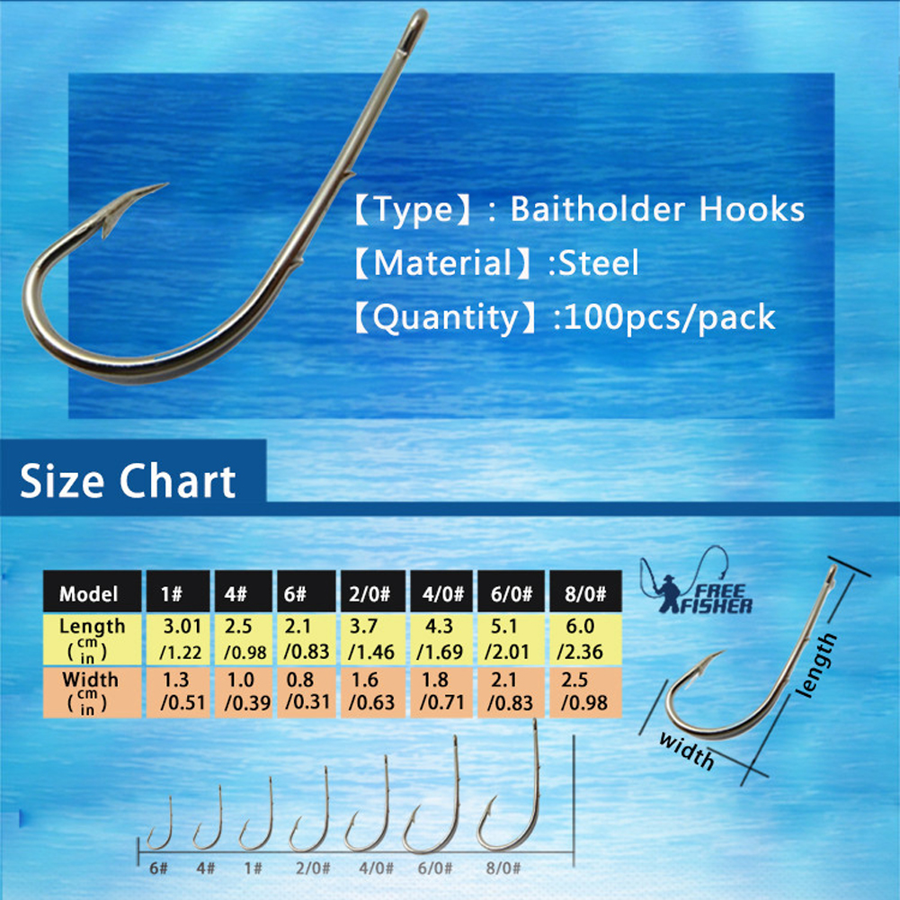 FREE FISHER Wholesale 200pcs/set High Carbon Steel Fishing Sharp Silver Jig Hooks with Eye Fishing Hooks Set 92247 Long Shank