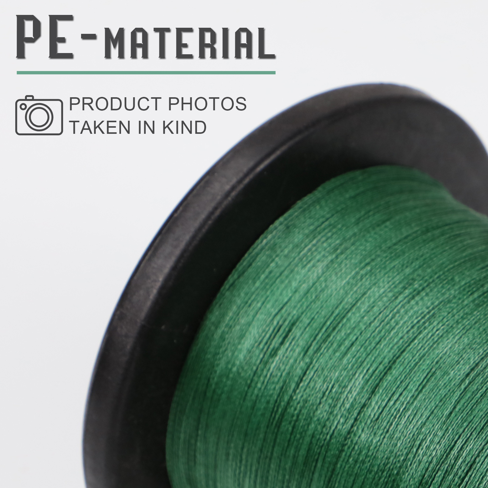 FREE FISHER Fishing Line 2000M Braided Line 4 Strands 20LB/30LB/40LB/50LB Super 100% PE Green Multifilament Braid Wire for Saltwater/Freshwater