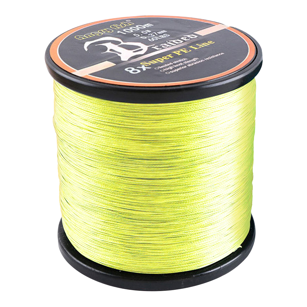 FREE FISHER 8 Strands Multifilament Braided Fishing Line Super Stronger 1000m 14-80LB PE Line Saltwater Freshwater Smooth 0.1-0.5mm