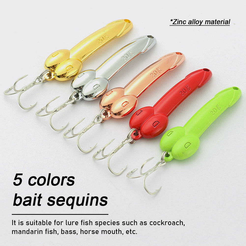 FREE FISHER 5pcs Fishing Metal Spoon Lures 5g 10g 20g Trout Bass Bait Artificial Spinner Baits Horsemouth Sequins with Treble Hook