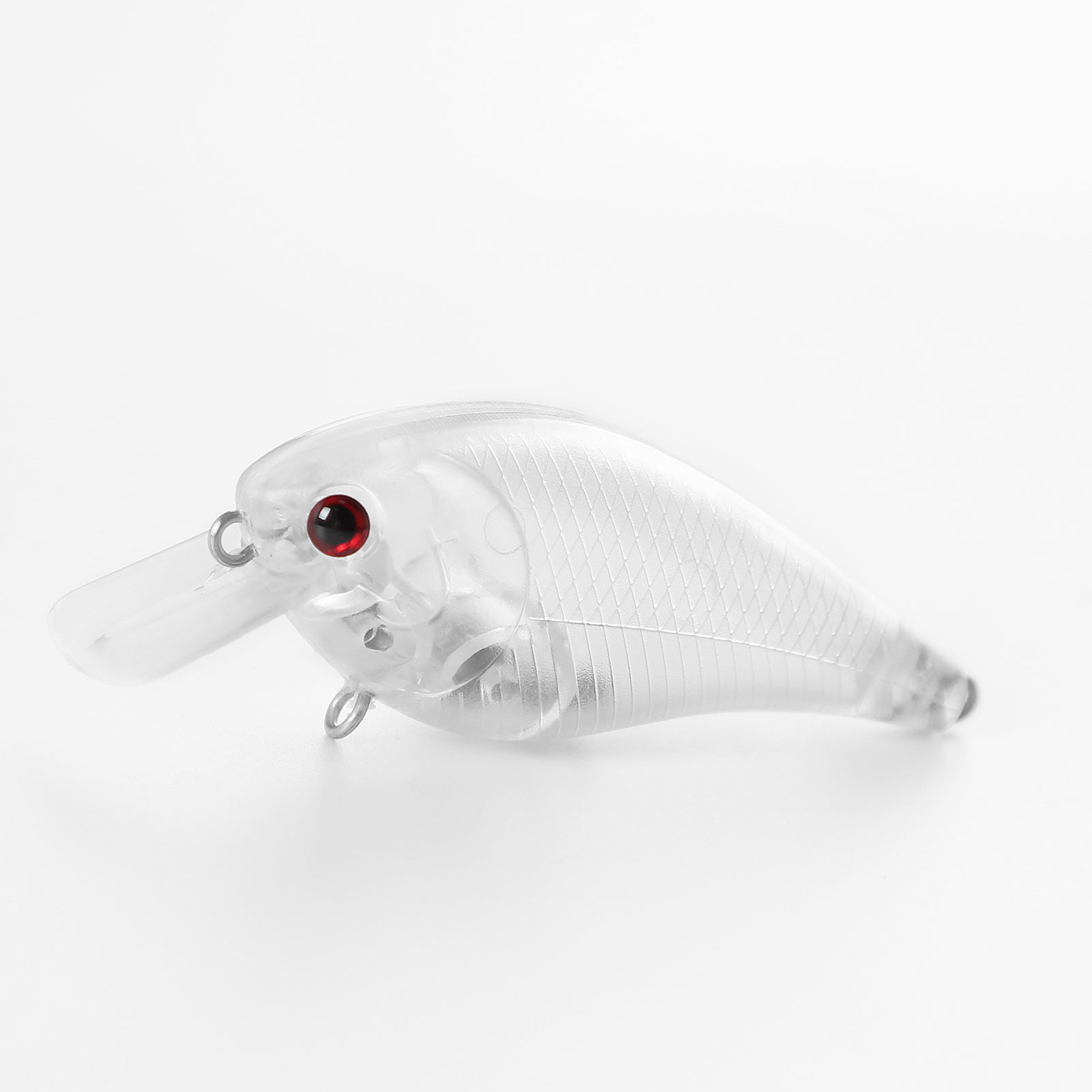 Wholesale Unpainted Fishing Lures Artificial Bait Carp Fishing Wobblers Tackles DIY Lures Clear Blank Crankbaits