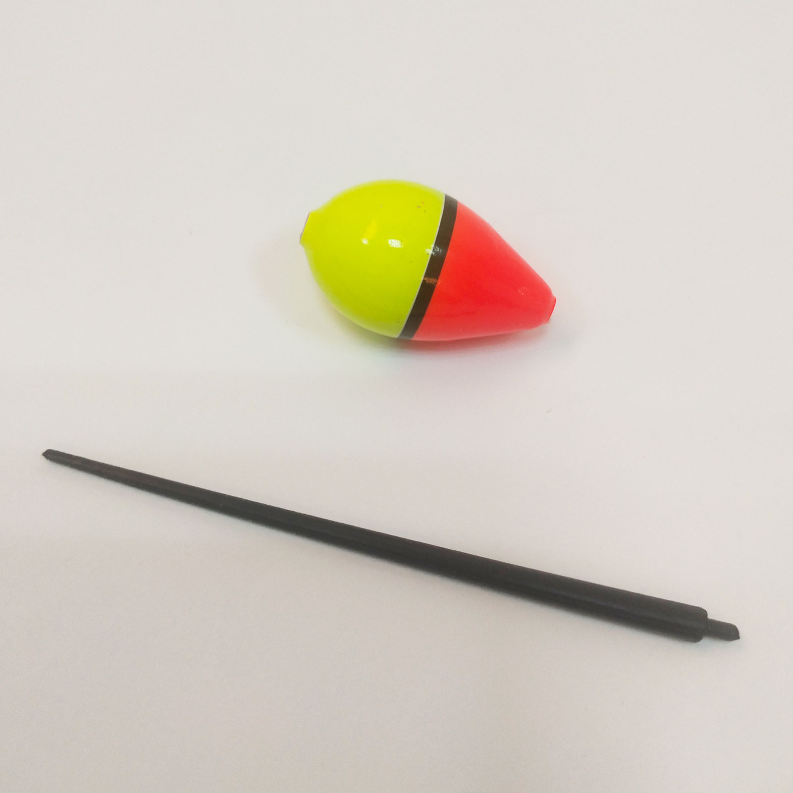 FREE FISHER Fishing Bobbers 10pcs Collection Cork Floats Buoy Set Lighted Paulownia Wood Floats+ Plastic Stick Kit Buoyancy 2g 7.5-8cm