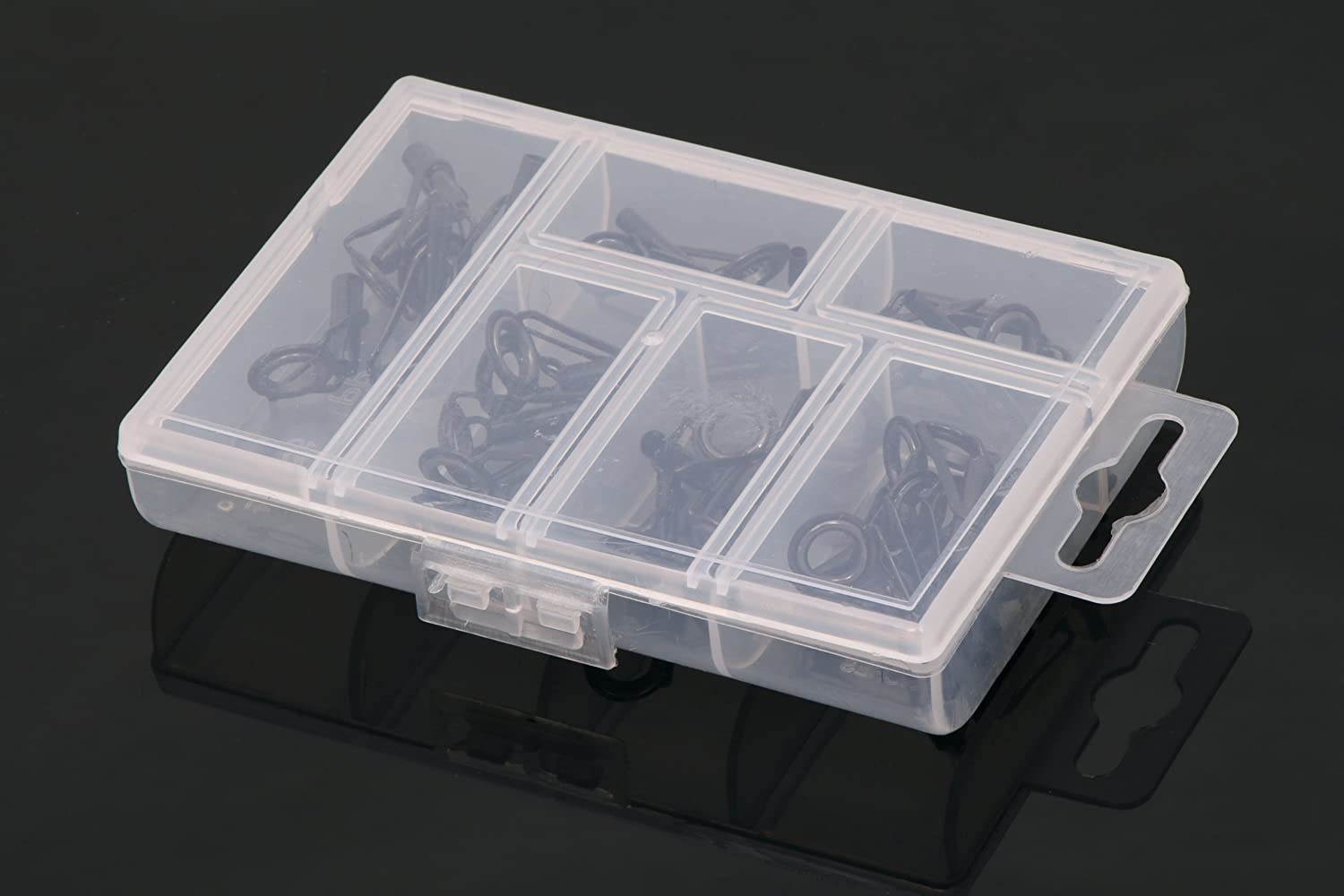 Wholesale Rod Tip Repair Kit,Rod Repair Kit,Stainless Steel Ceramic Ring Guide,Rod Repair Replacement Tip Tops Fishing Rod Repair kit 6 Sizes 30pcs