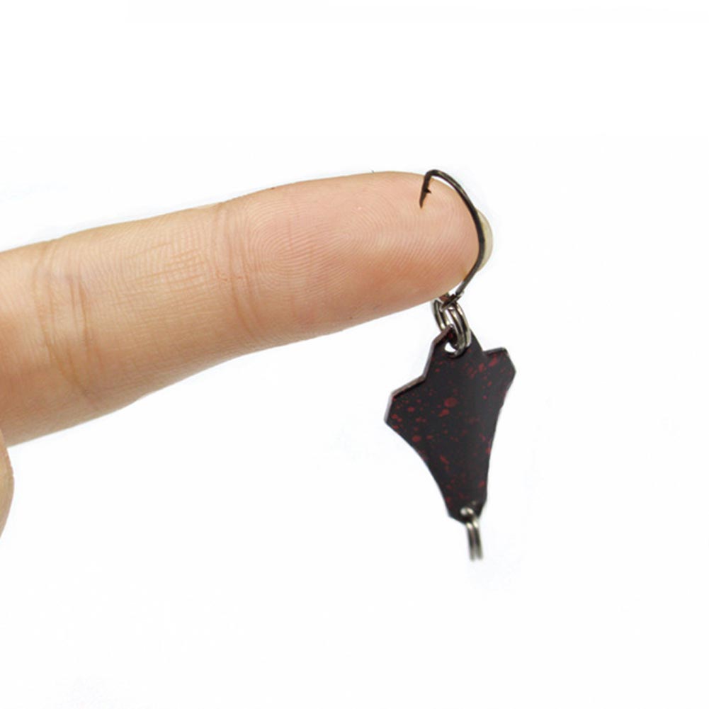 FREE FISHER Fishing Trout Bait Metal Spoon Lures Wobbler Casting Jigging Artificial Laser Spinner Baits Set Horsemouth Sequins with Fishing Tackle Box