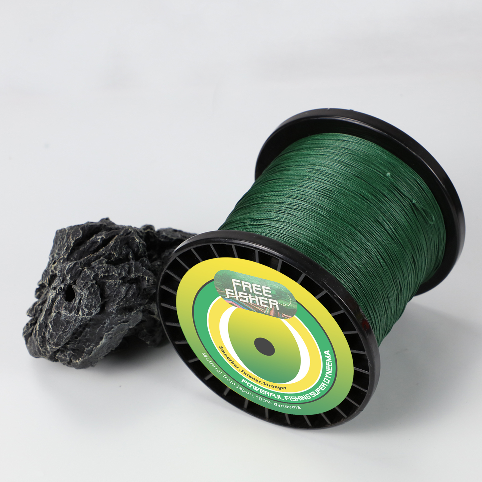 FREE FISHER 1000M PE Braided Fishing Line 8 Strands Multifilament Rope Wire 120LB 135LB 150LB Green Grey Multicolor for Sea Fishing