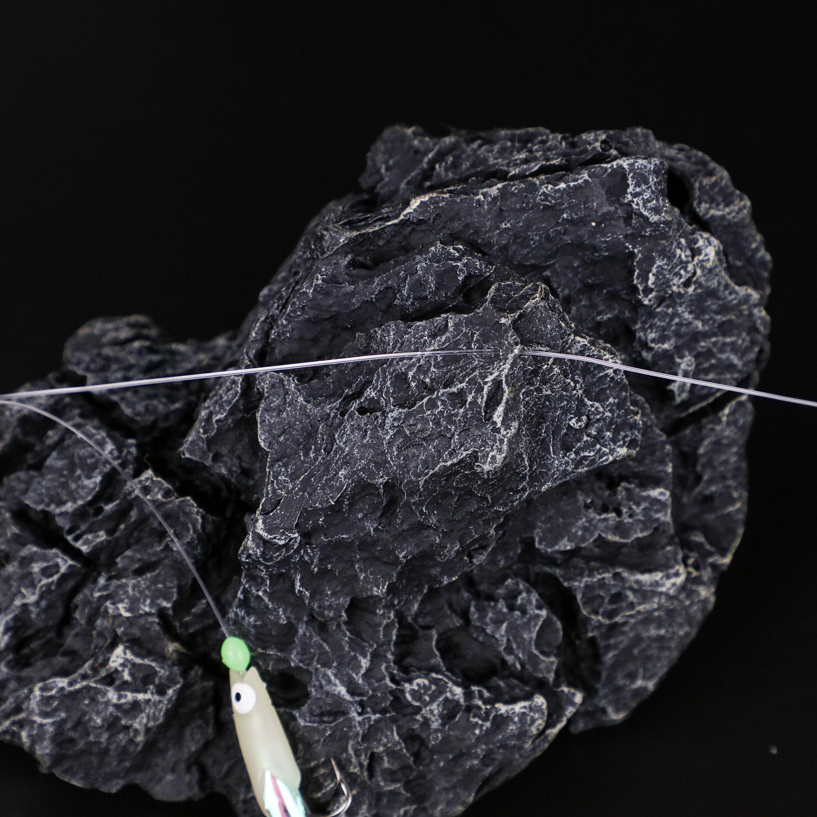 FREE FISHER Wholesale 30pcs/Pack Luminous Fishing String Hooks Set 4#-1/0# Shrimp Lures Soft Baits Nylon Line Swivel Colorful Wire Fish Rigs