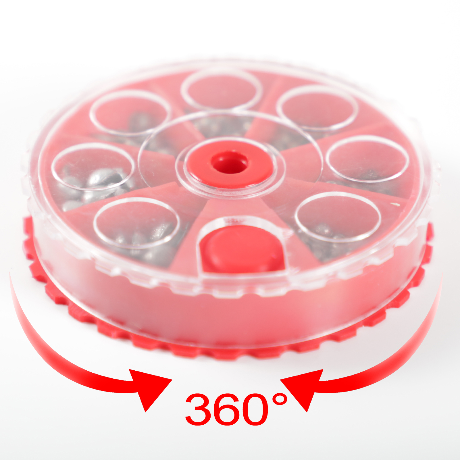 FREE FISHER Mixed Fishing Sinkers Open Bite Lead Set 0.2-2g Bare Fishing-clip Drop Biting Round Plumb Bob Auxiliary Fishing Tackle Gear