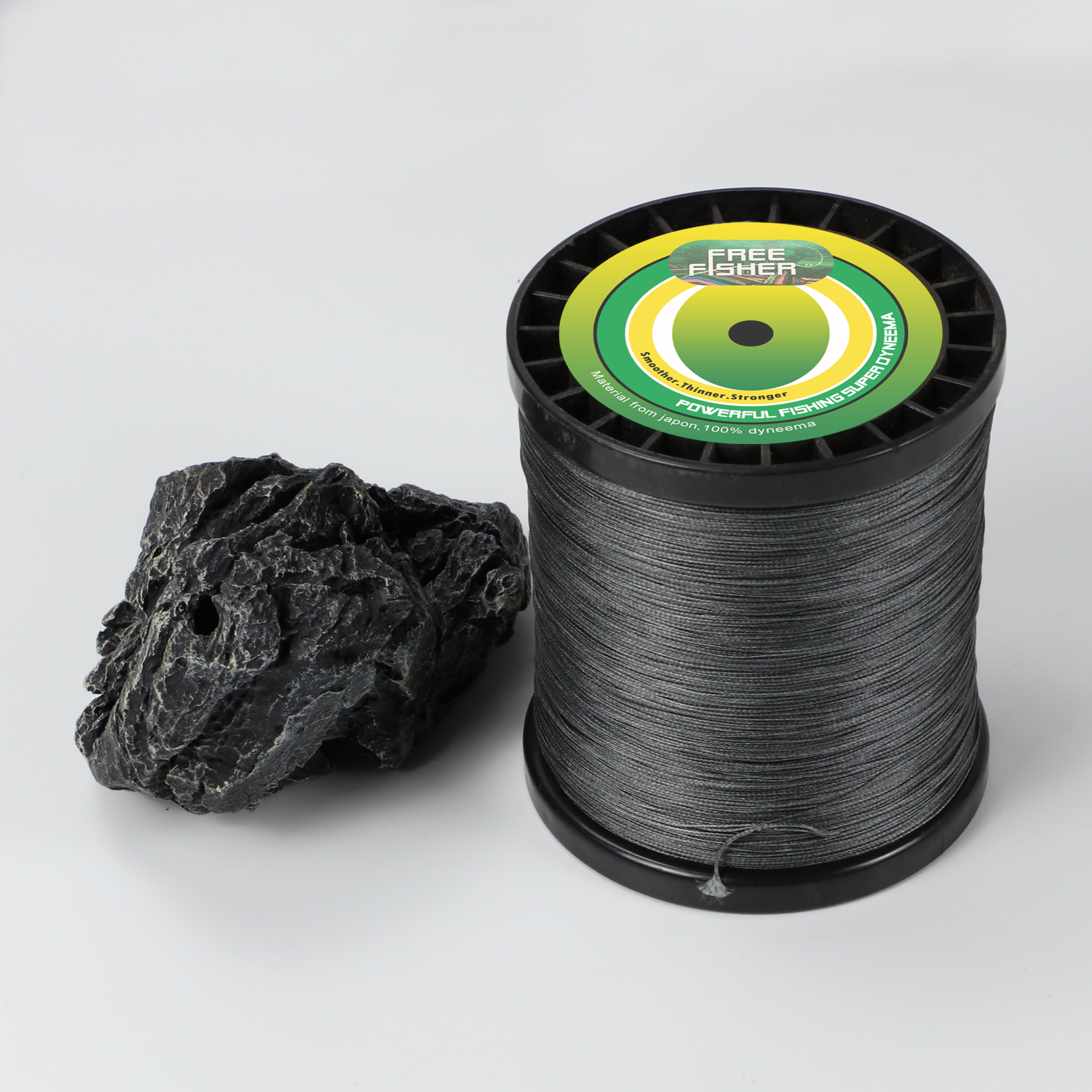 FREE FISHER 1000M PE Braided Fishing Line 8 Strands Multifilament Rope Wire 120LB 135LB 150LB Green Grey Multicolor for Sea Fishing