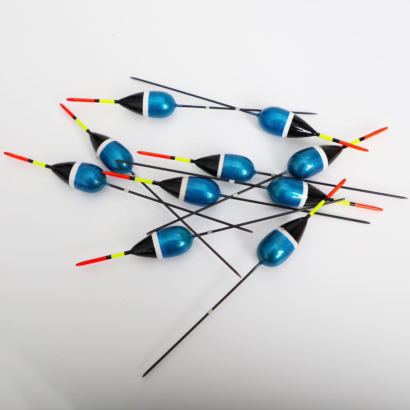 FREE FISHER 10pcs Fishing Bobbers Set Cork Floats Kit Antenna Balsa Wood Buoyancy 3g 18cm Buoy Fishing Tackle Accessories