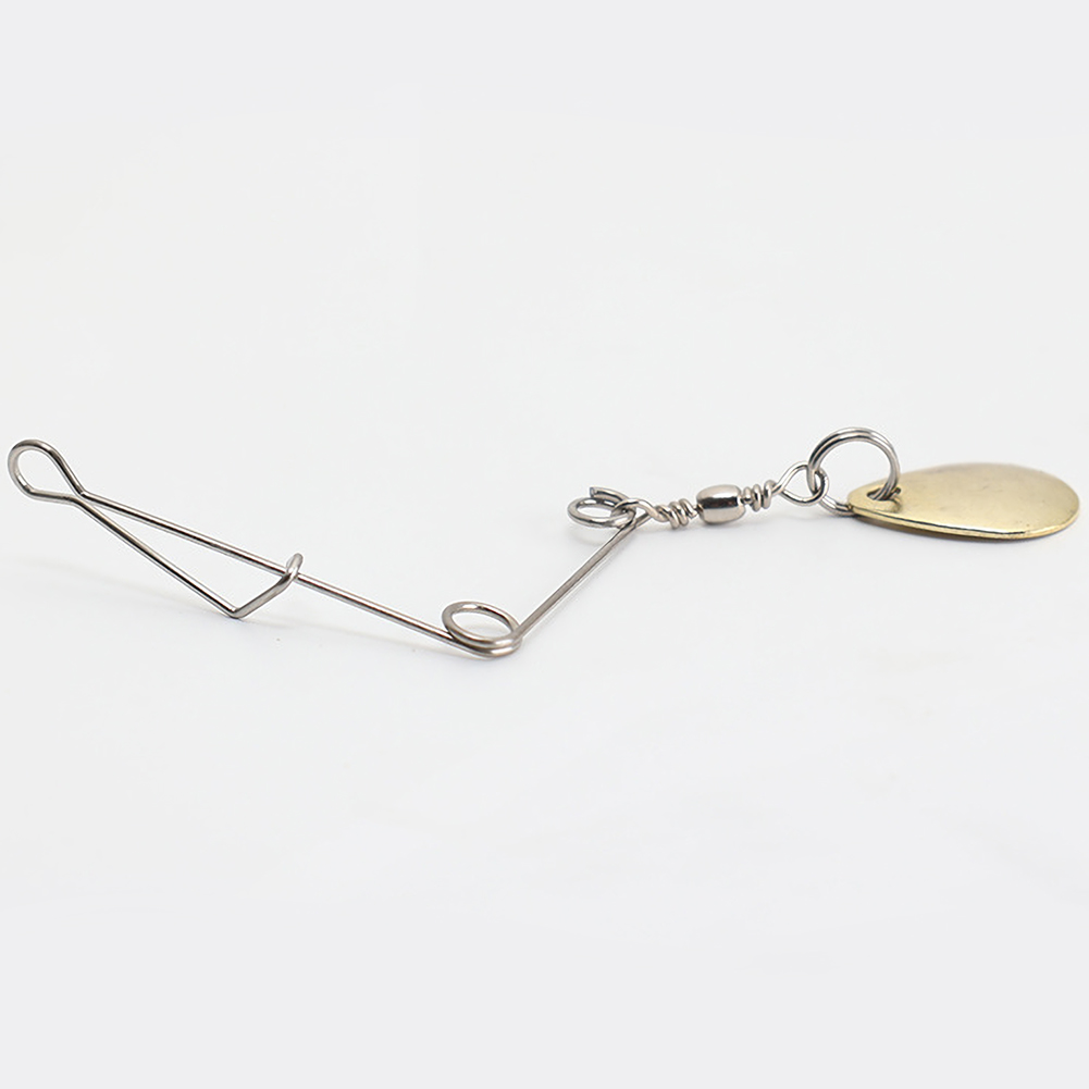 FREE FISHER 20pcs/50pcs Fishing Spinnbaits Bearded Guy Artificial Bait 1.1g Metal Composite Rotating Sequin Swinging Device Buzzbait Accessories for Bass Pike Walleye Fish