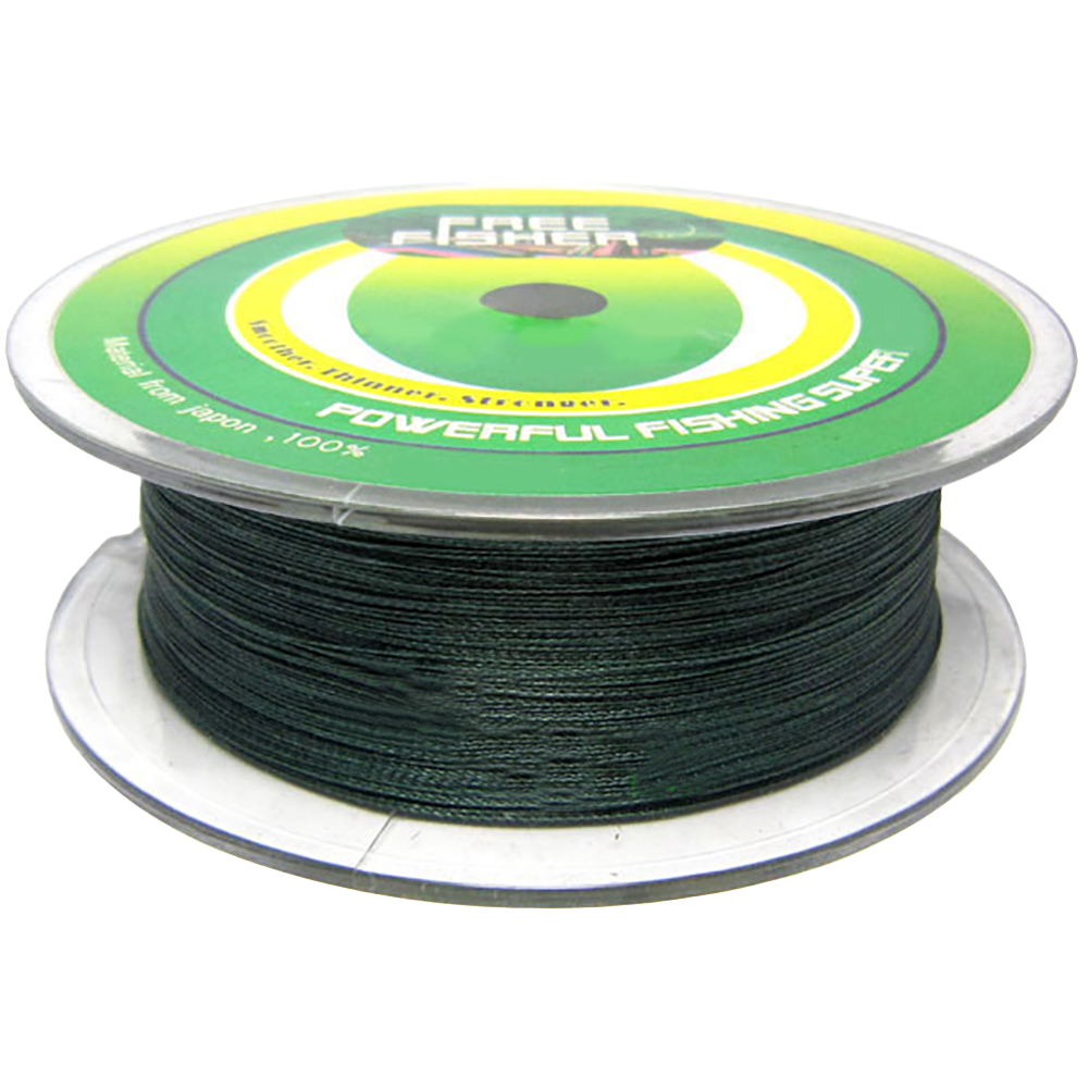 FREE FISHER Fishing Braid Line 300m 4 Strands Multifilament 8-80LB 0.08-0.5mm 100% PE Briaded Wire for Saltwater/Freshwater