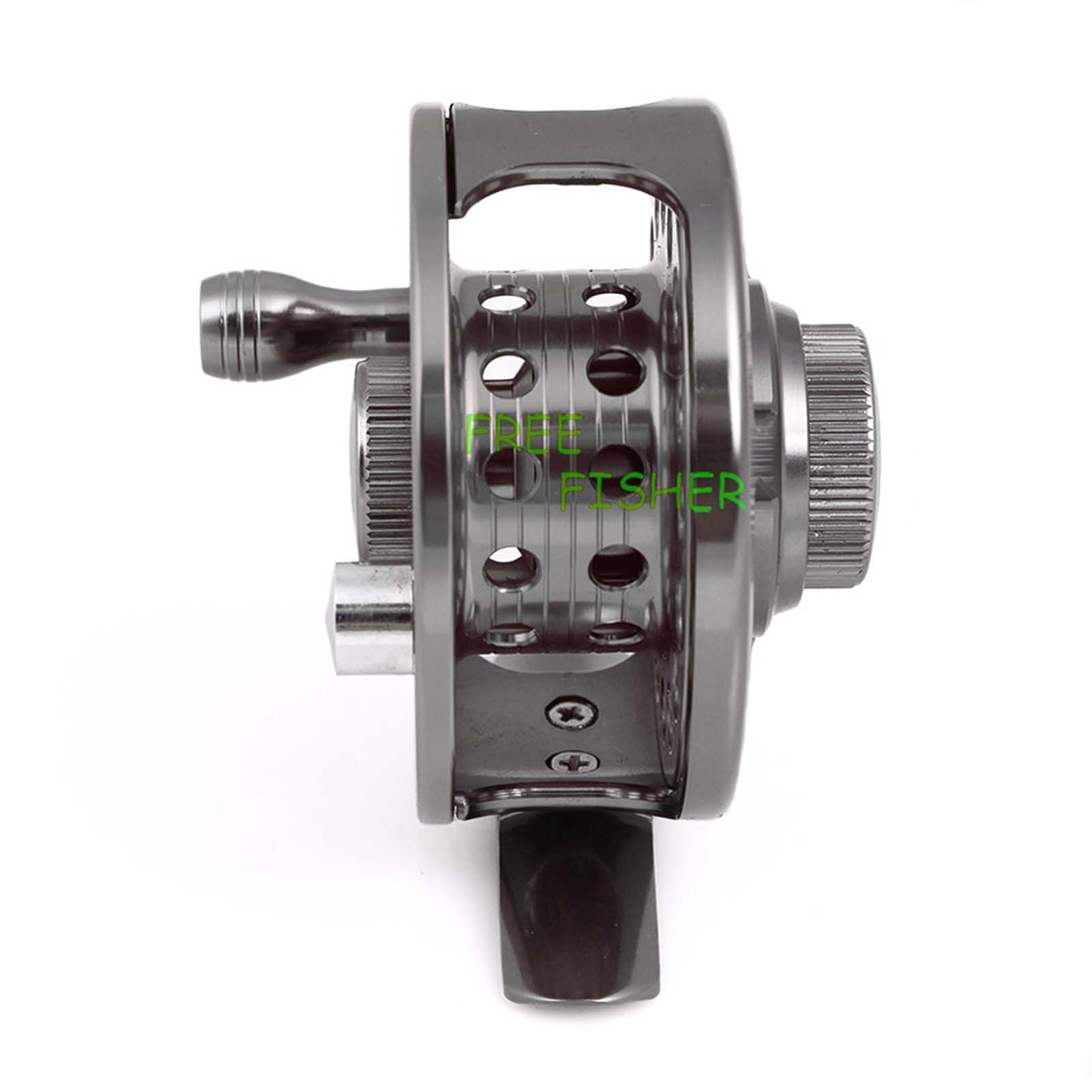 FREE FISHER Fly Fishing Reel 2+1 Ball Bearing 1:1 Lightweight CNC Anodized Aluminum Full Metal Fly Wheels FX60 FX50 Ice Fishing Wheel