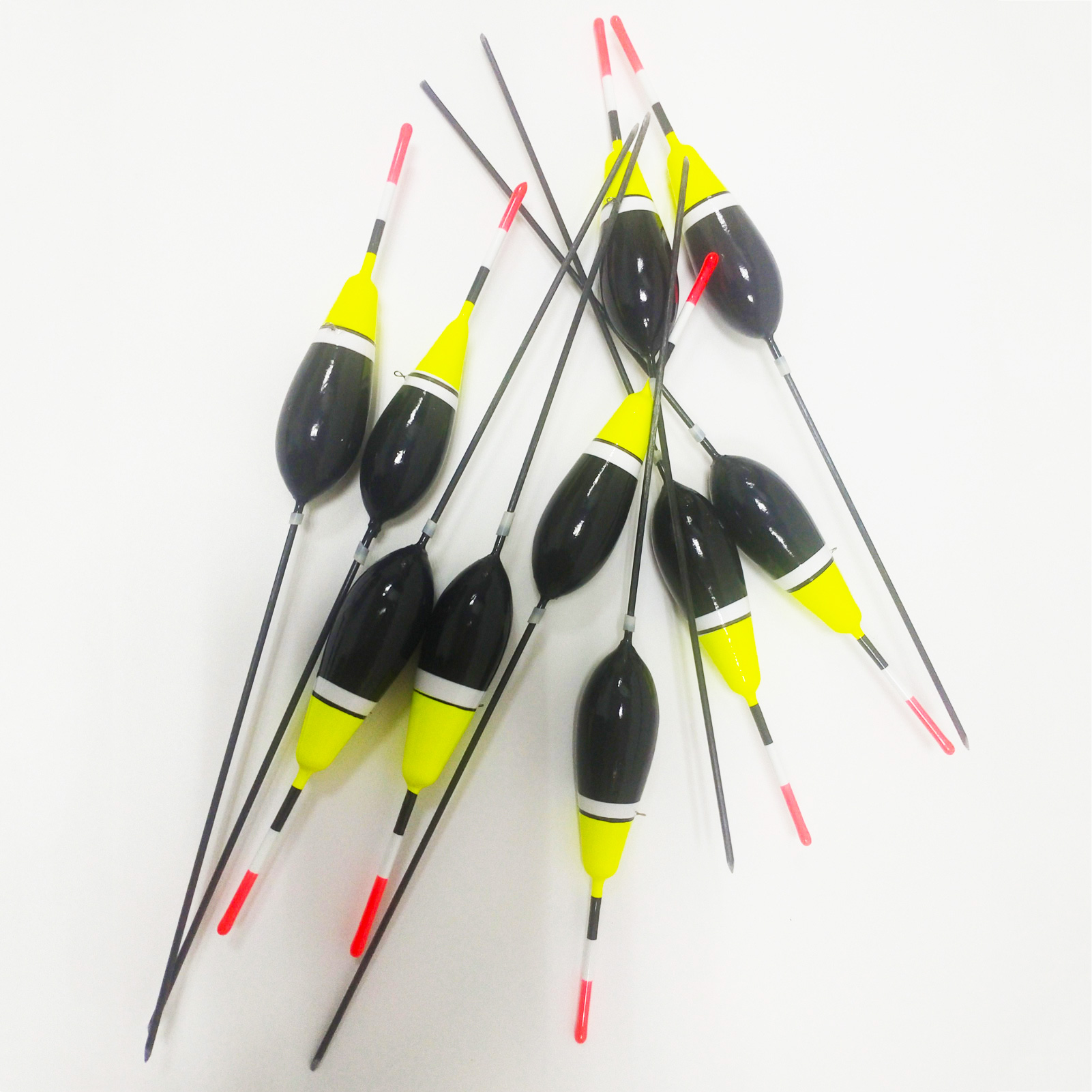 FREE FISHER 30pcs/set Collection Fishing Bobber Cork Floats Buoy Set Lighted Balsa Wood Fishing Floats Kit 2g+3g+3g 17.5cm/18.5cm