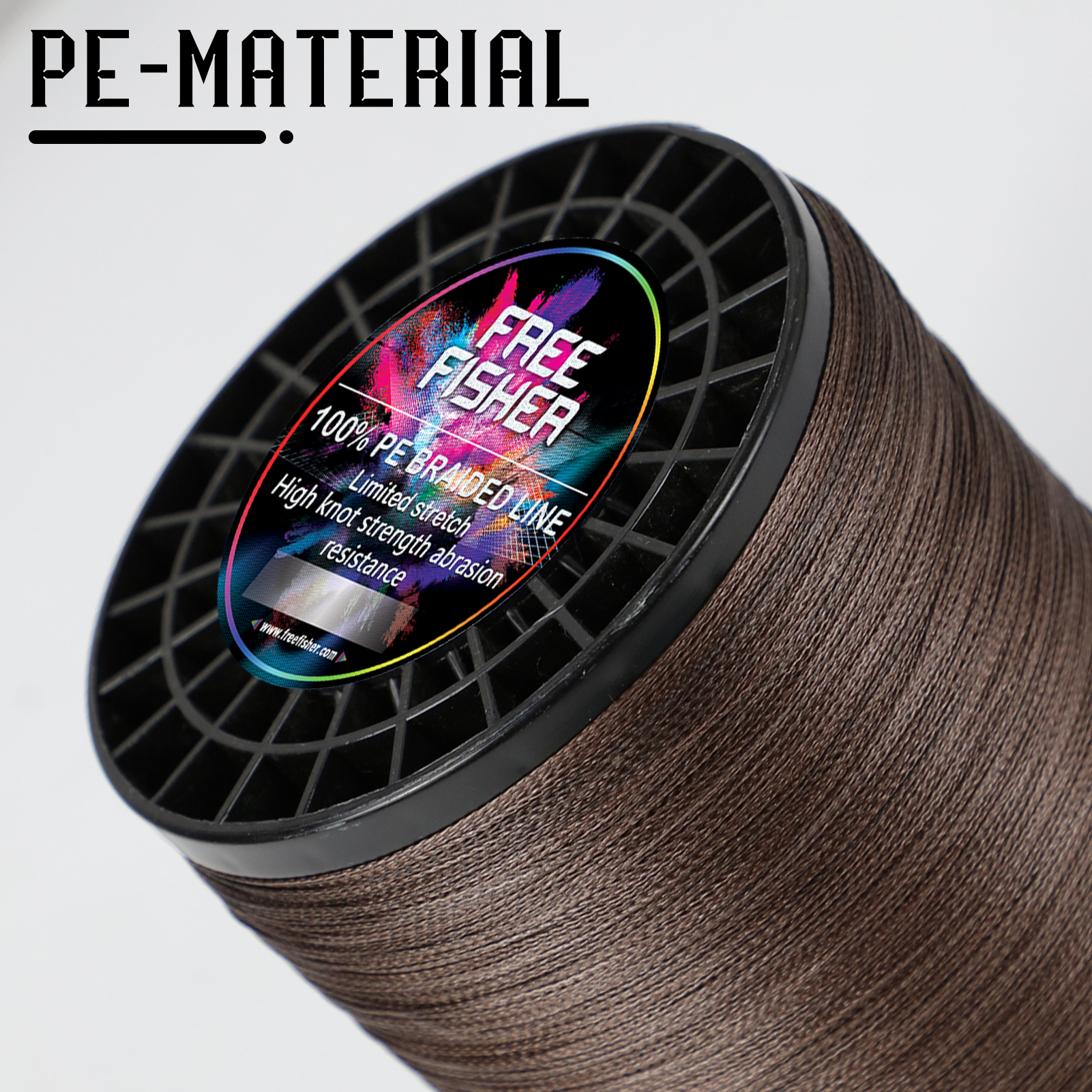 FREE FISHER Fishing Braided Line 2000m 4 Strands Multifilament 100% PE Kite Wire 10LB-100LB 0.1-0.55MM for Sea Fishing