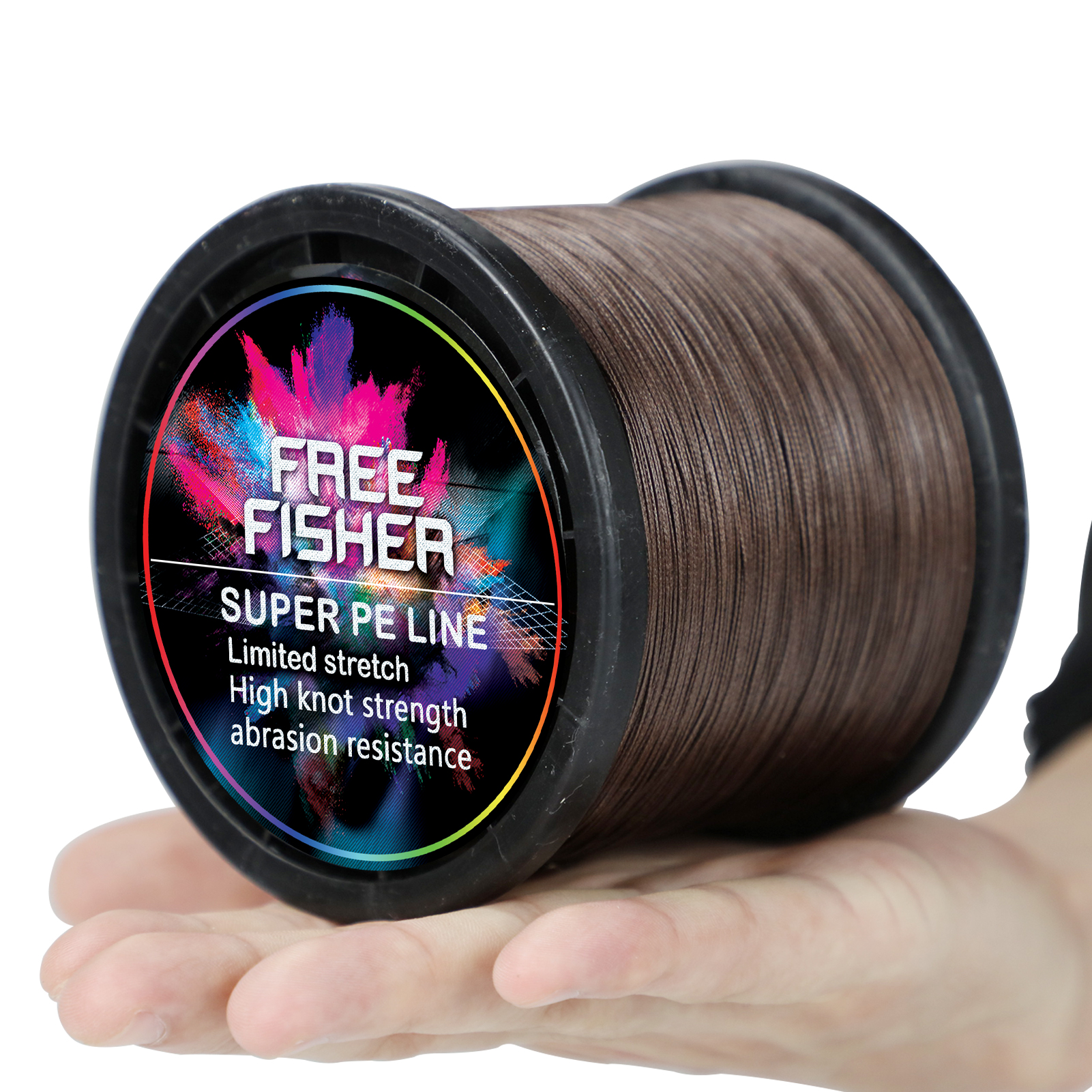 FREE FISHER Super Fishing Braided Line 10-150LB 300m 8 Strands Multifilament PE Braid Wire 0.1-0.7MM Kite Line
