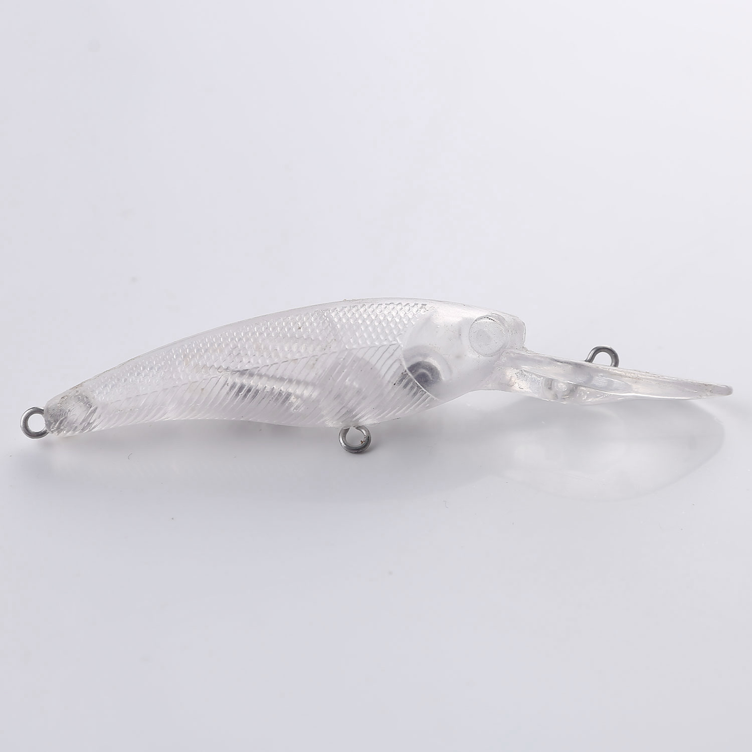 FREE FISHER Unpainded Fishing Lures 25pcs/Lot 9.3cm 6.8g DIY Bait Embryo Blank Clear Plastic Walleye 3D Lifelike Fisheye Minnow Lures