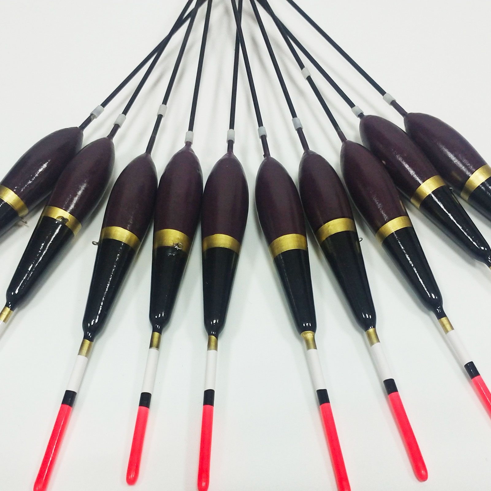 FREE FISHER 10Pcs Fishing Bobber Cork Floats 18.5cm 1g Antenna Balsa Wood Hard Long Tail Vertical Floats Tackle Accessory