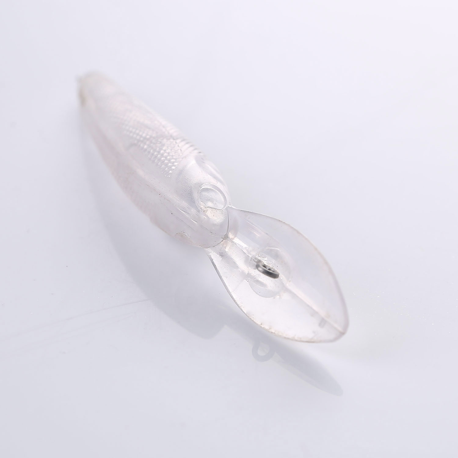 FREE FISHER Unpainded Fishing Lures 25pcs/Lot 9.3cm 6.8g DIY Bait Embryo Blank Clear Plastic Walleye 3D Lifelike Fisheye Minnow Lures