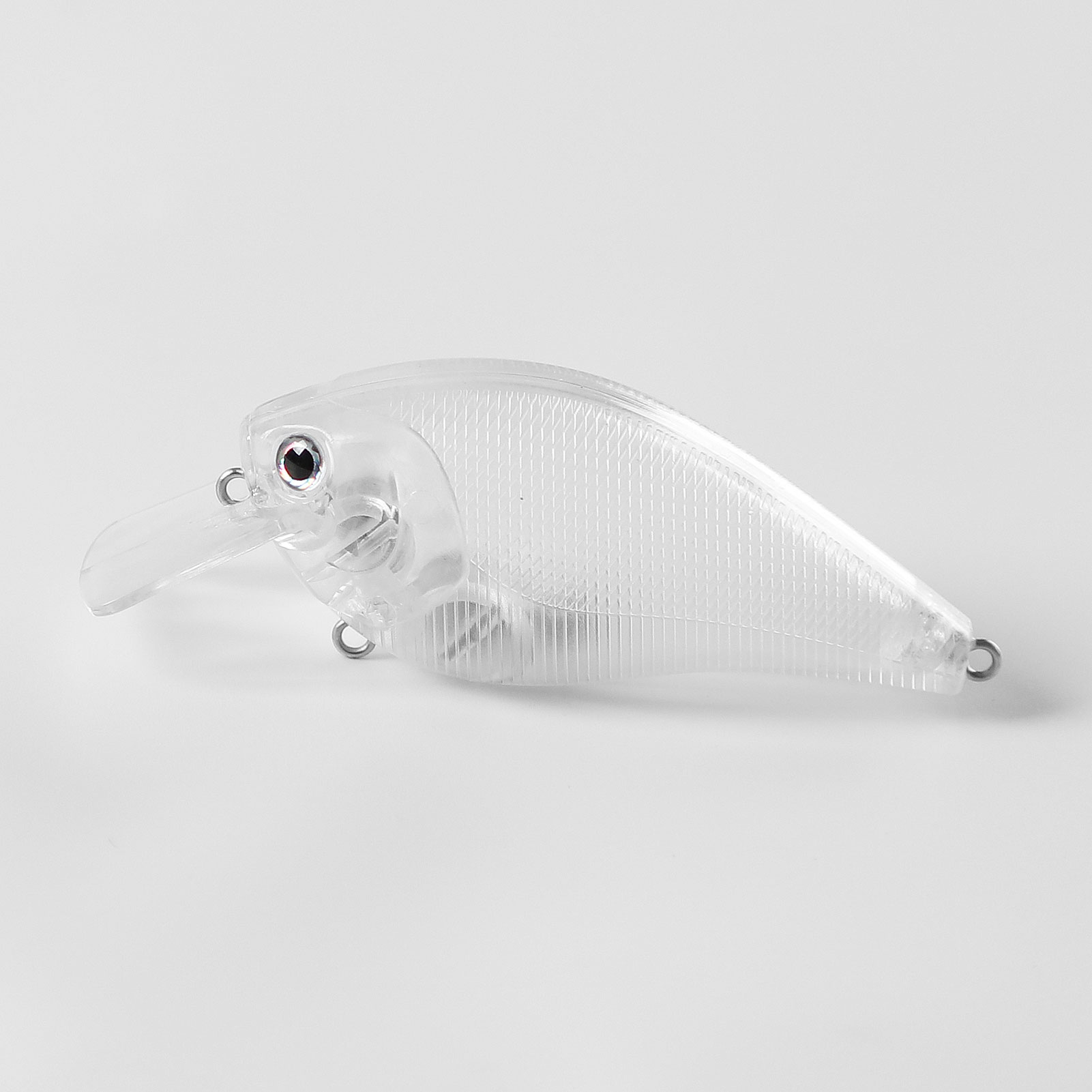 Wholesale Unpainted Fishing Lures Artificial Bait Carp Fishing Wobblers Tackles DIY Lures Clear Blank Crankbaits