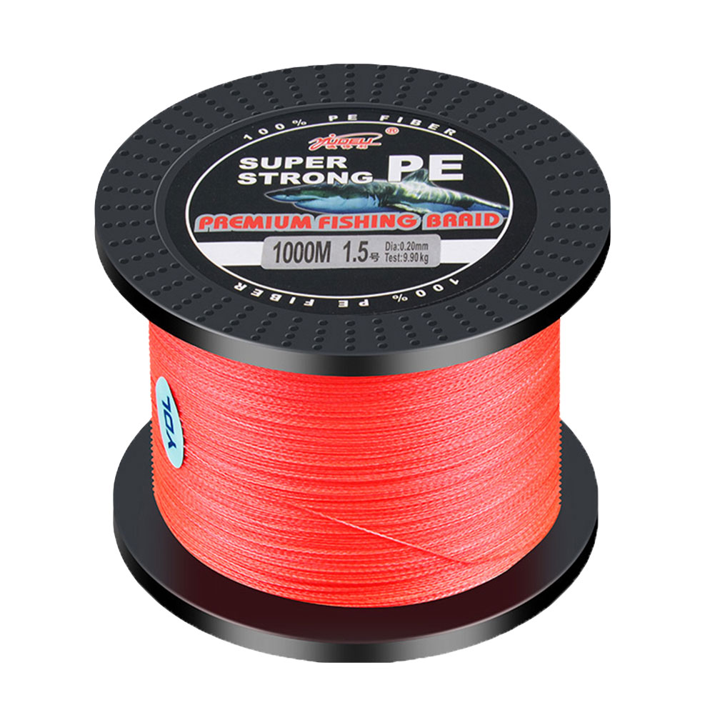 FREE FISHER Fishing Line 1000M 4 Strands Kite Wire Fishing Braided Line Multifilament 0.1-0.5mm PE Braid Wire for Saltwater/Freshwater