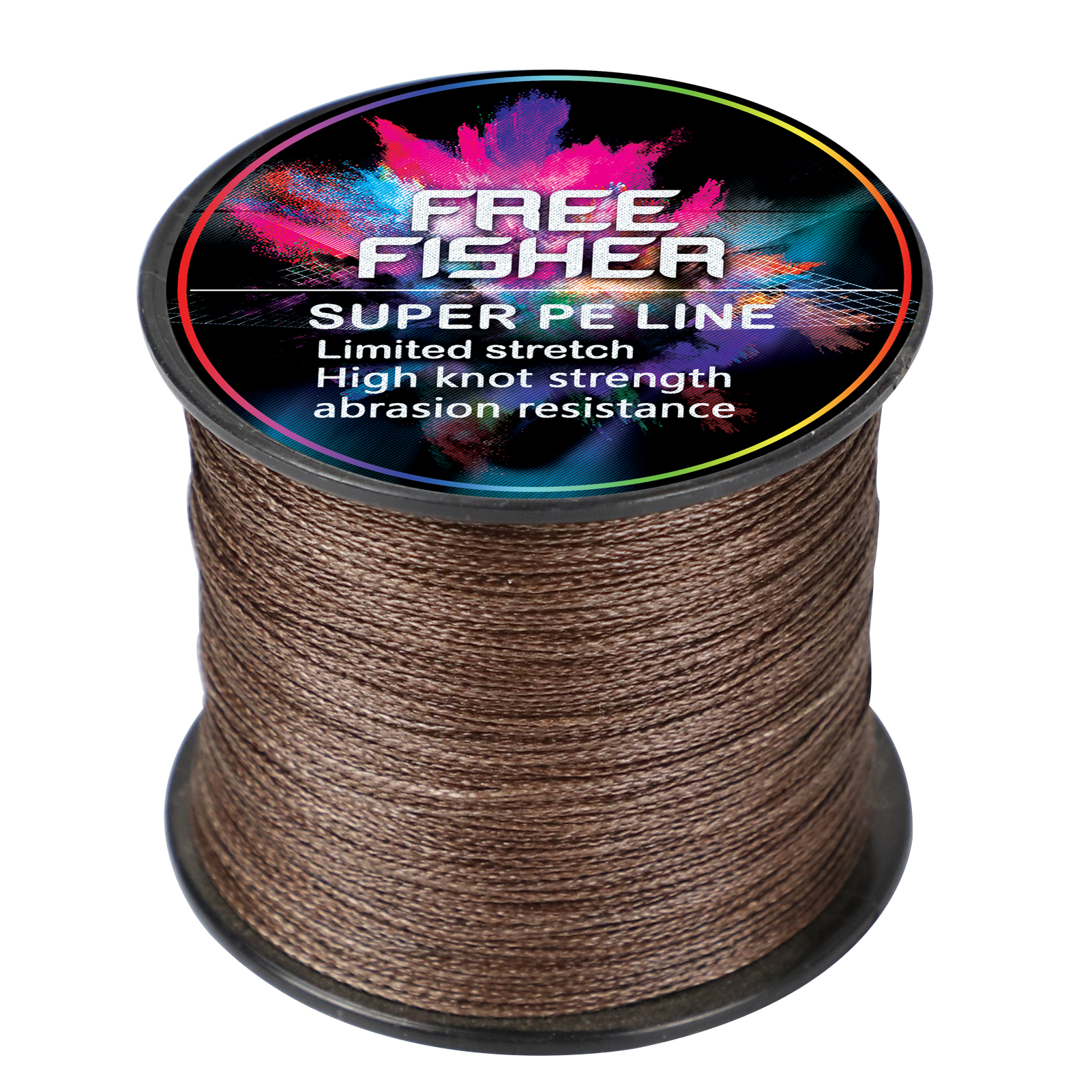 FREE FISHER Fishing Braided Line 1000m 4 Strands Multifilament 100% PE Wire 10LB-100LB 0.1-0.55MM for Saltwater/Freshwater