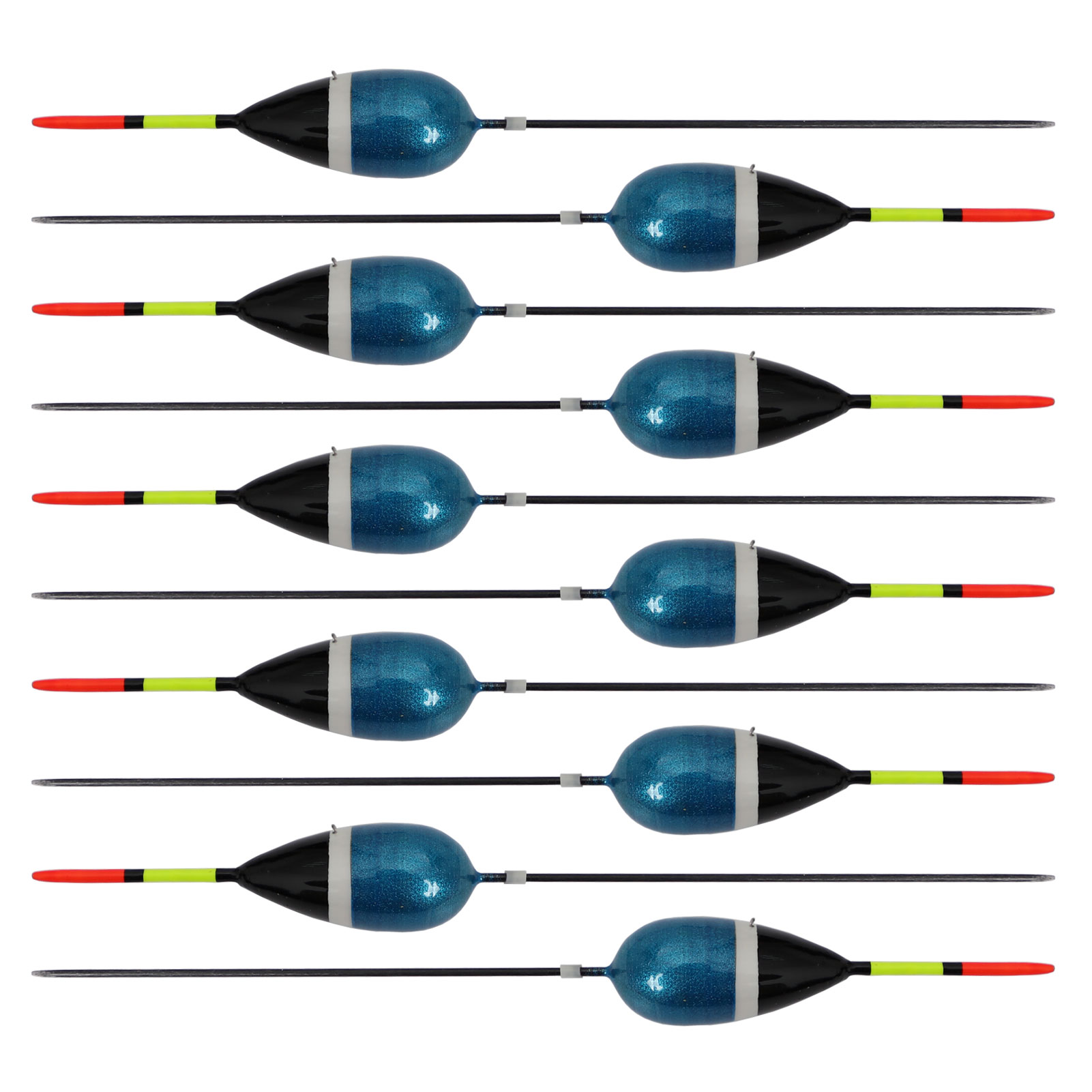 FREE FISHER Fishing Wood Floats Lightweight Bobbers Cork Vertical Buoy Set Long Tail Antenna Colored Stopper Copper Swivel for Bass/Carp