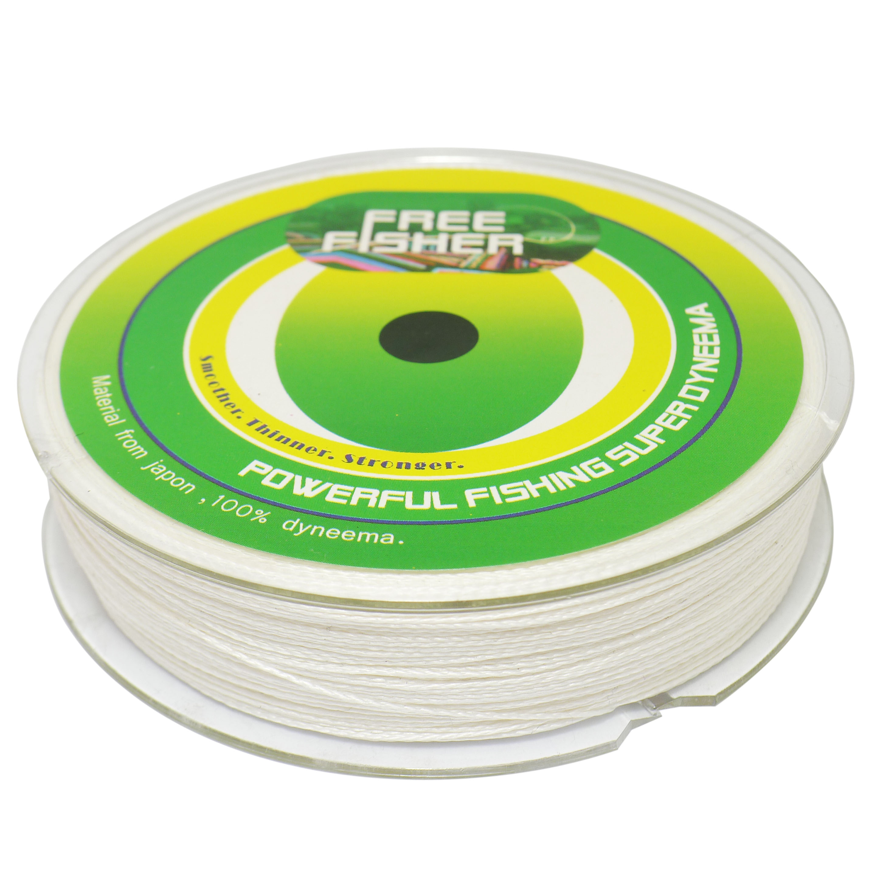 FREE FISHER Wholesale 10pcs Fishing Line 100m 4 Strands Braid line 100% PE Braided Line 8LB-80LB Multifilamentous Fishing Braieded Wire for Saltwater/Freshwater