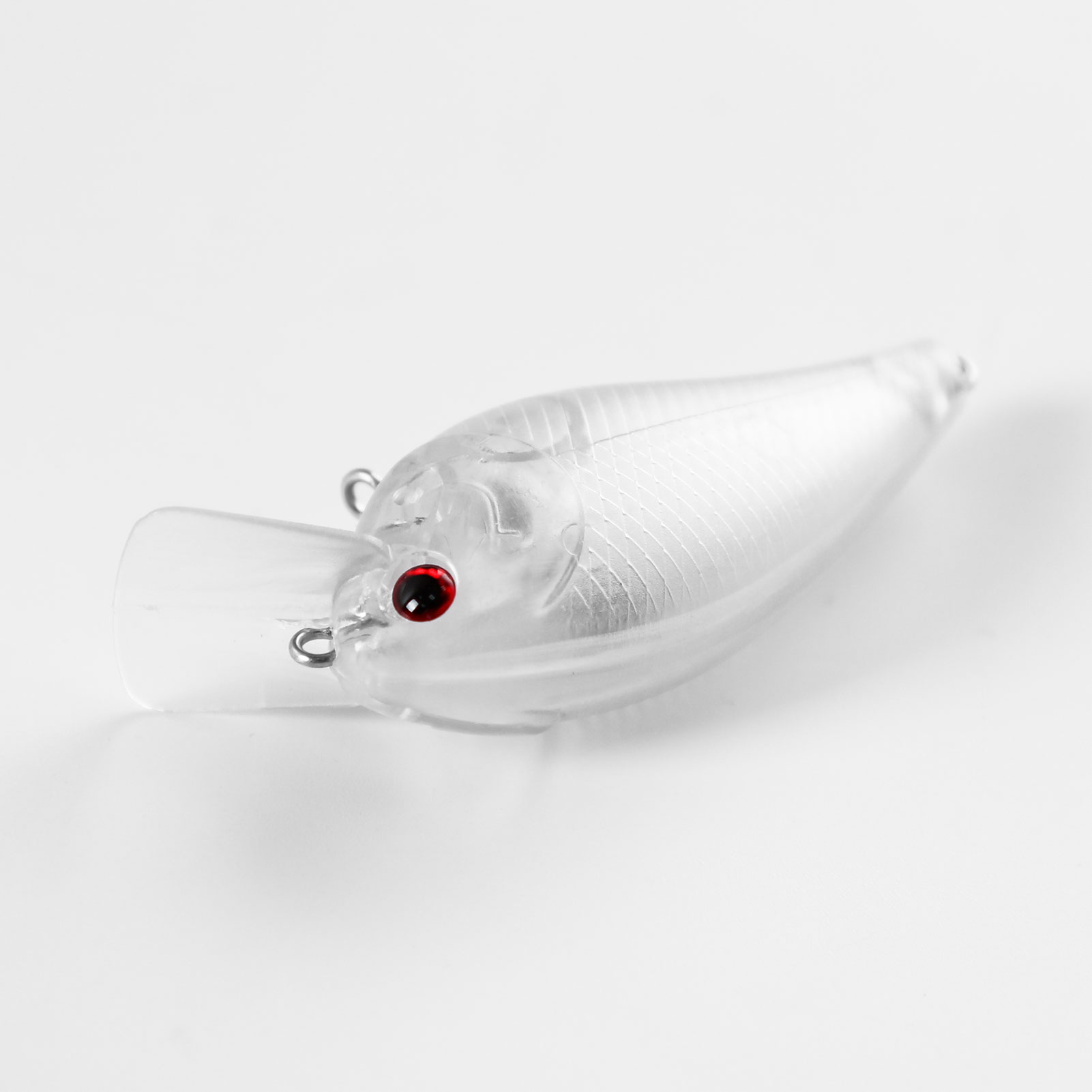 Wholesale Unpainted Fishing Lures Artificial Bait Carp Fishing Wobblers Tackles DIY Lures Clear Blank Crankbaits