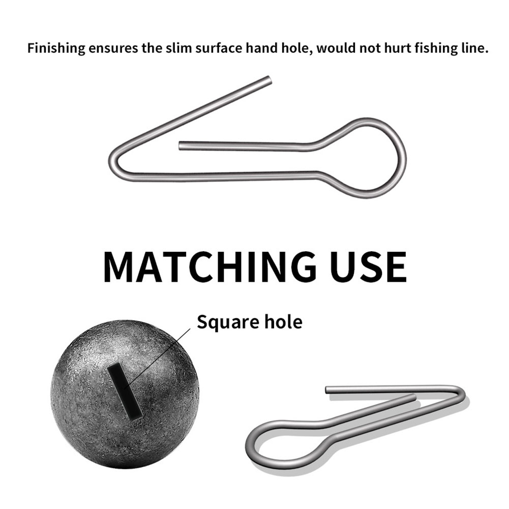 FREE FISHER 20pcs Lead Weights 3-21g Quick Release Crank Hook Fishing Lead Sinker Weight Drop Shot with Pin Fishing Tackle Accessories