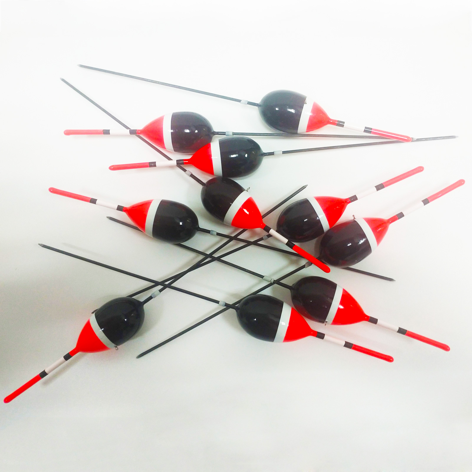 FREE FISHER 30pcs/set Collection Fishing Bobber Cork Floats Buoy Set Lighted Balsa Wood Fishing Floats Kit 2g+3g+3g 17.5cm/18.5cm