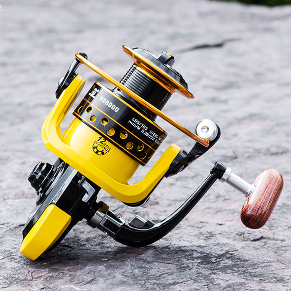 Fishing Spinning Reel HD2000-3000 Left/Right Changed Metal Crank Handl