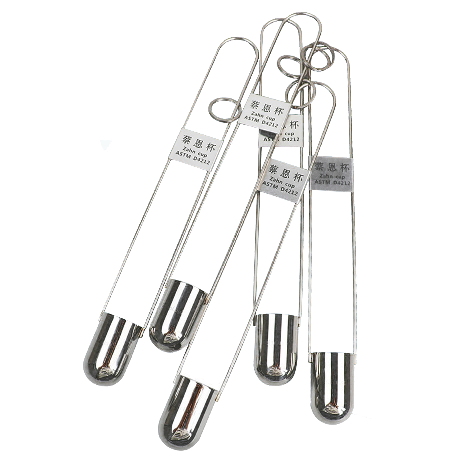 ADAMAS-BETA Lab Viscosity Cups 44ml Stainless Steel Zahn Cup High-precision Thick Wall Immersion Viscosity Measurement Tool 