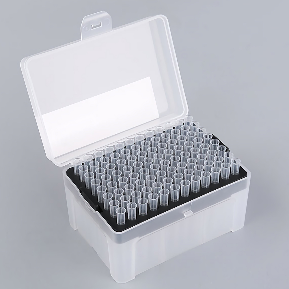 ADAMAS-BETA Laboratory PP Disposable Pipette Tips with Plastic Box 10-1250ul Pipettes Non Sterile for Lab Pipetting Experiment