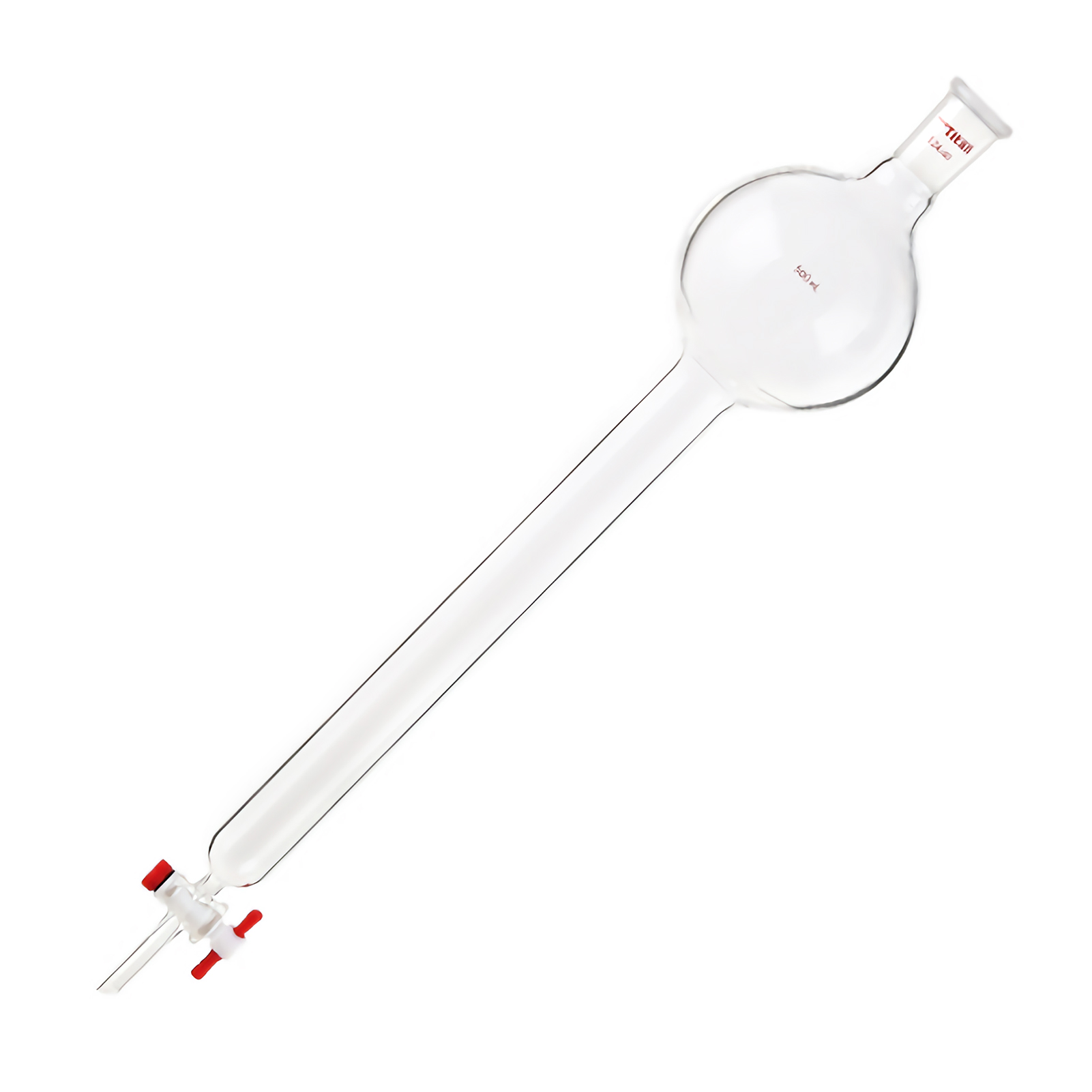ADAMAS-BETA Laboratory Glass Flash Chromatographic Column with Liquid Storage Ball PTFE Piston Grinding Mouth 24/40 100-500ml Lab Glassware