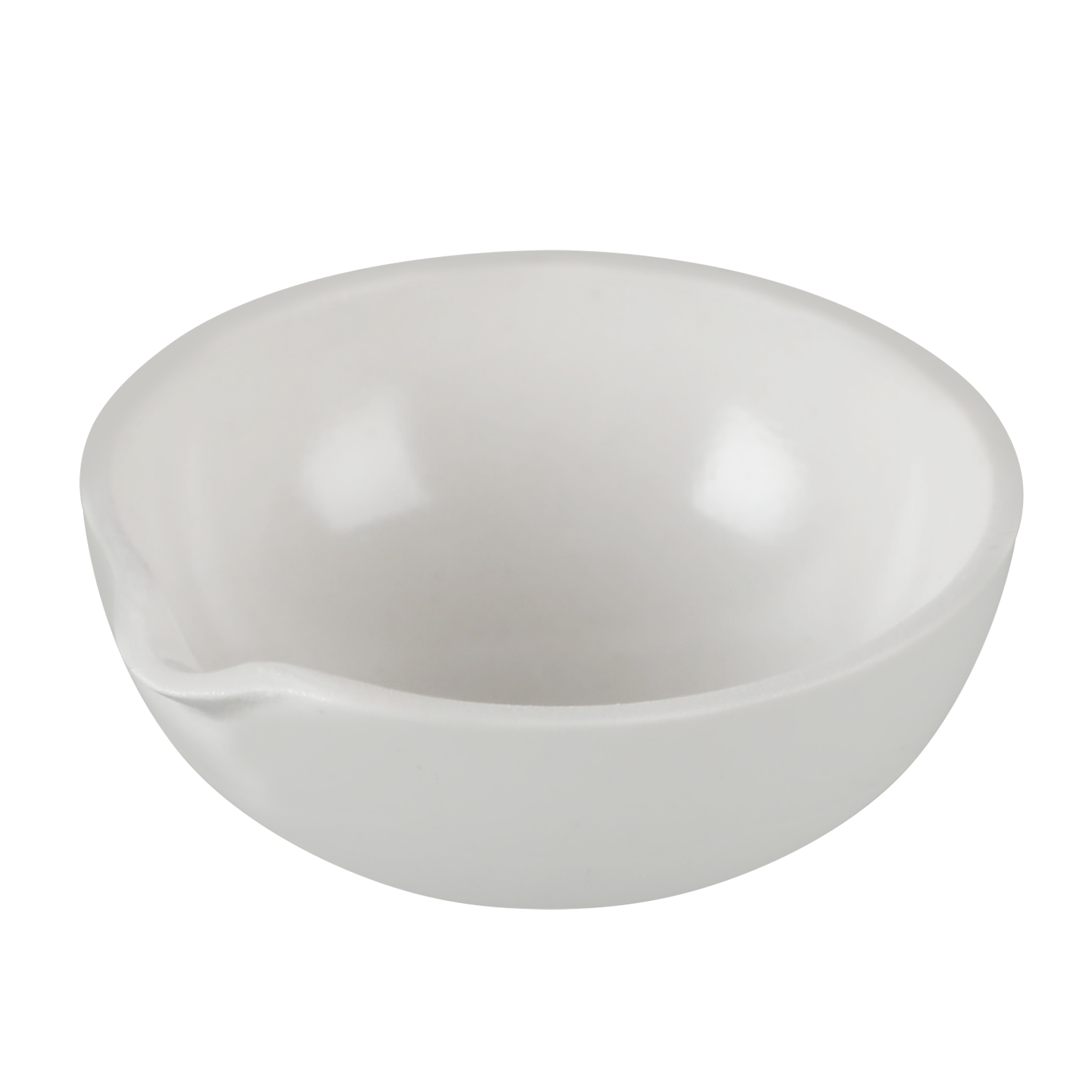 ADAMAS BETA Laboratory Ceramic Evaporating Dish Diameter 60-300mm 35-3000ml Round Dish with Outlet for Concentration Crystallization Experiment