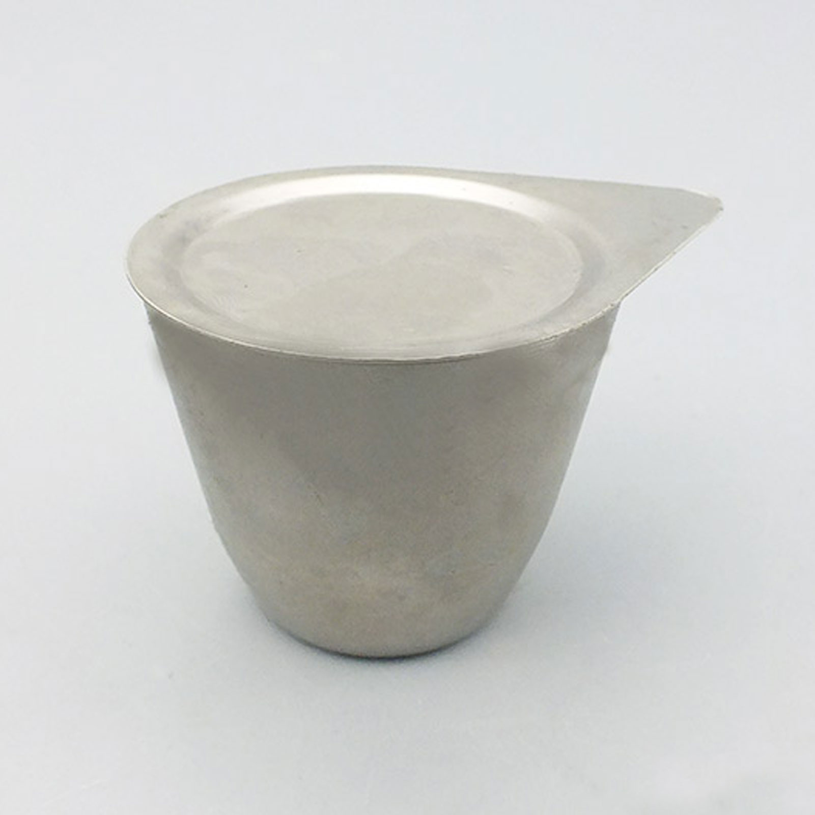 ADAMAS BETA Lab Sterling Silver Crucible High Purity 99.99% 30ml 50ml Nickel/Iron Crucible with Cover  Laboratory Heating Device