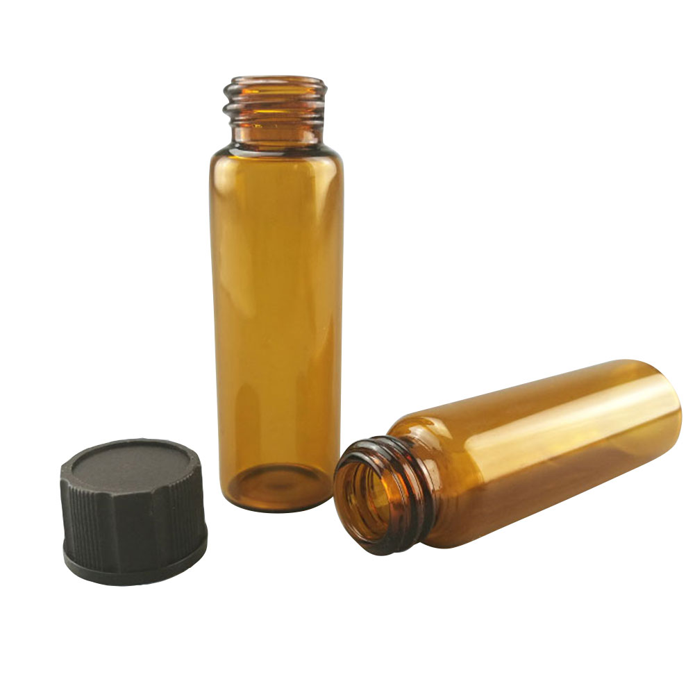 ADAMAS BETA Wholesale Laboratory Sample Bottles PP Cover with PE Gasket 2-120ml Brown/Transparent Glass Reagent Storage Bottle Lab Vials