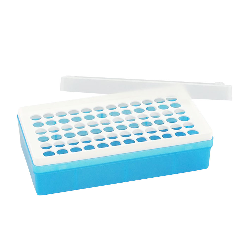 ADAMAS-BETA Centrifuge Tubes Conical Round Bottom with Cap Disposable Microcentrifuge Tube Non-Sterilized Centrifuge Tube Box/Rack