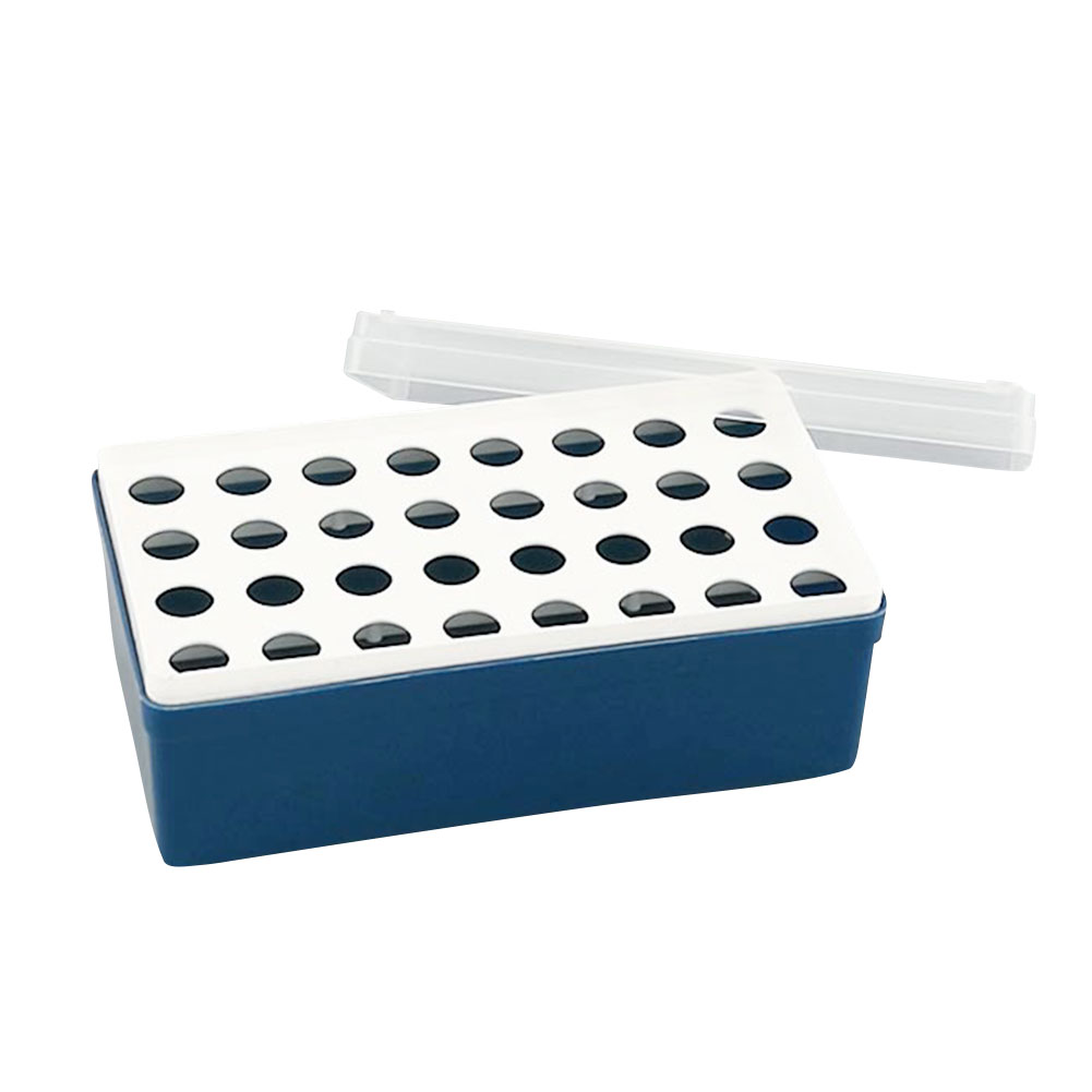 ADAMAS-BETA Centrifuge Tubes Conical Round Bottom with Cap Disposable Microcentrifuge Tube Non-Sterilized Centrifuge Tube Box/Rack
