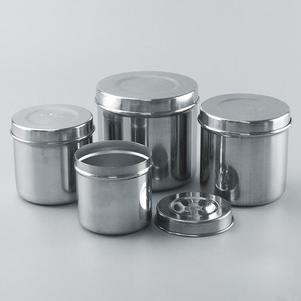 Advanced Medical Systems. Stainless Steel Dressing Jars