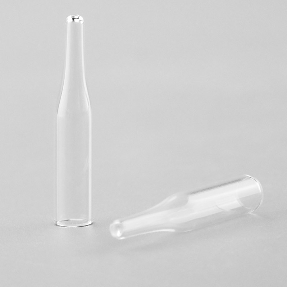 ADAMAS-BETA Lab Chromatographic Injection Bottle Intubation Glass with Plastic Holder 150-300ul Scaless Liquid Phase AUTOSAMPLER VIALS Micro-Insert Tube 100pcs/Pack