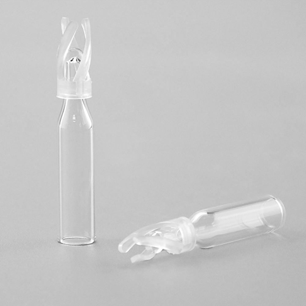 ADAMAS-BETA Lab Chromatographic Injection Bottle Intubation Glass with Plastic Holder 150-300ul Scaless Liquid Phase AUTOSAMPLER VIALS Micro-Insert Tube 100pcs/Pack