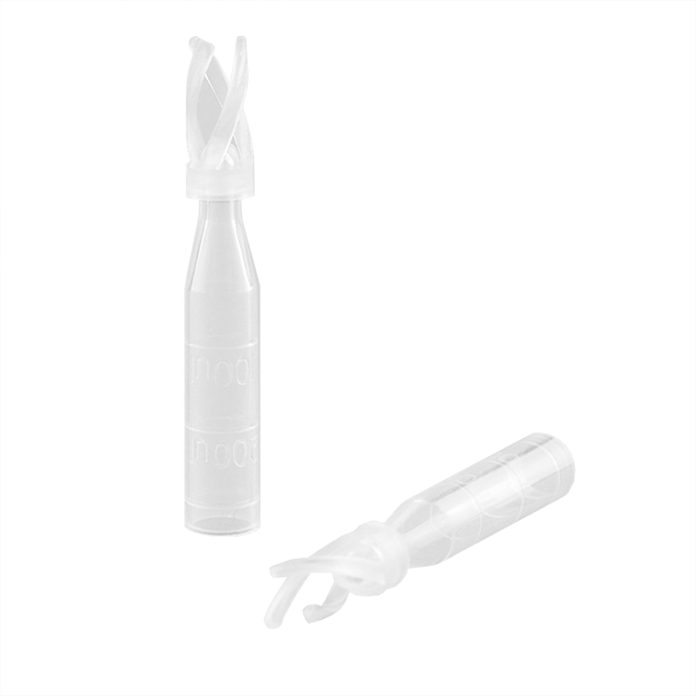 ADAMAS-BETA Lab Chromatographic Injection Bottle Intubation Glass with Plastic Holder 150-300ul Scaless Liquid Phase AUTOSAMPLER VIALS Micro-Insert Tube 100pcs/Pack