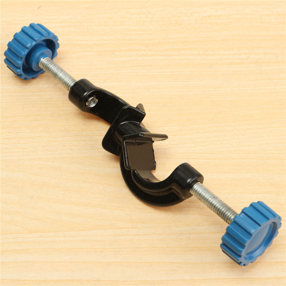 ADAMAS-BETA 15pcs Lab Stands Double Top Wire Clamps Holder Metal Grip 