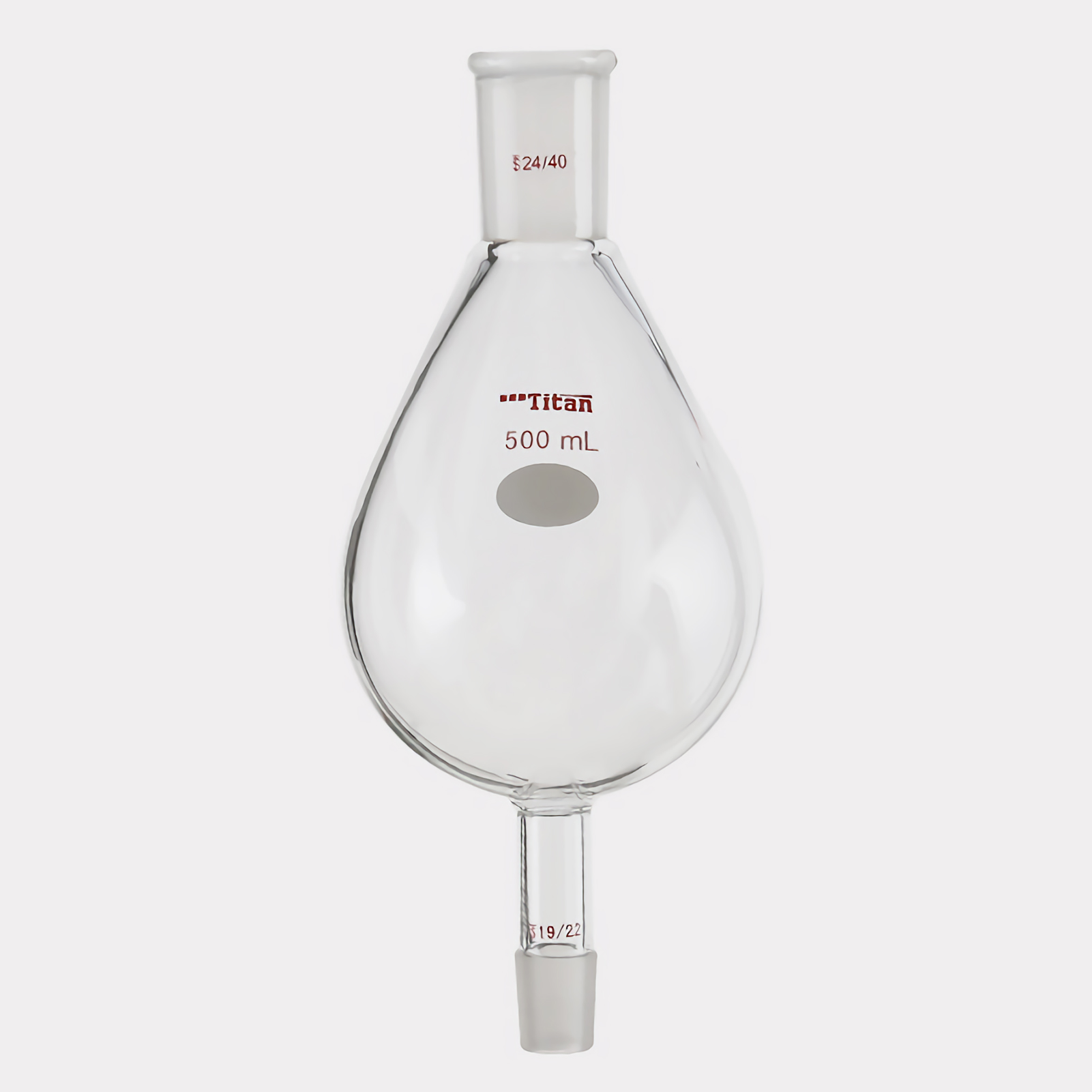 ADAMAS BETA 1pcs Kuderna-Danish Flask with 24/40 Upper Joint 19/22 Bot