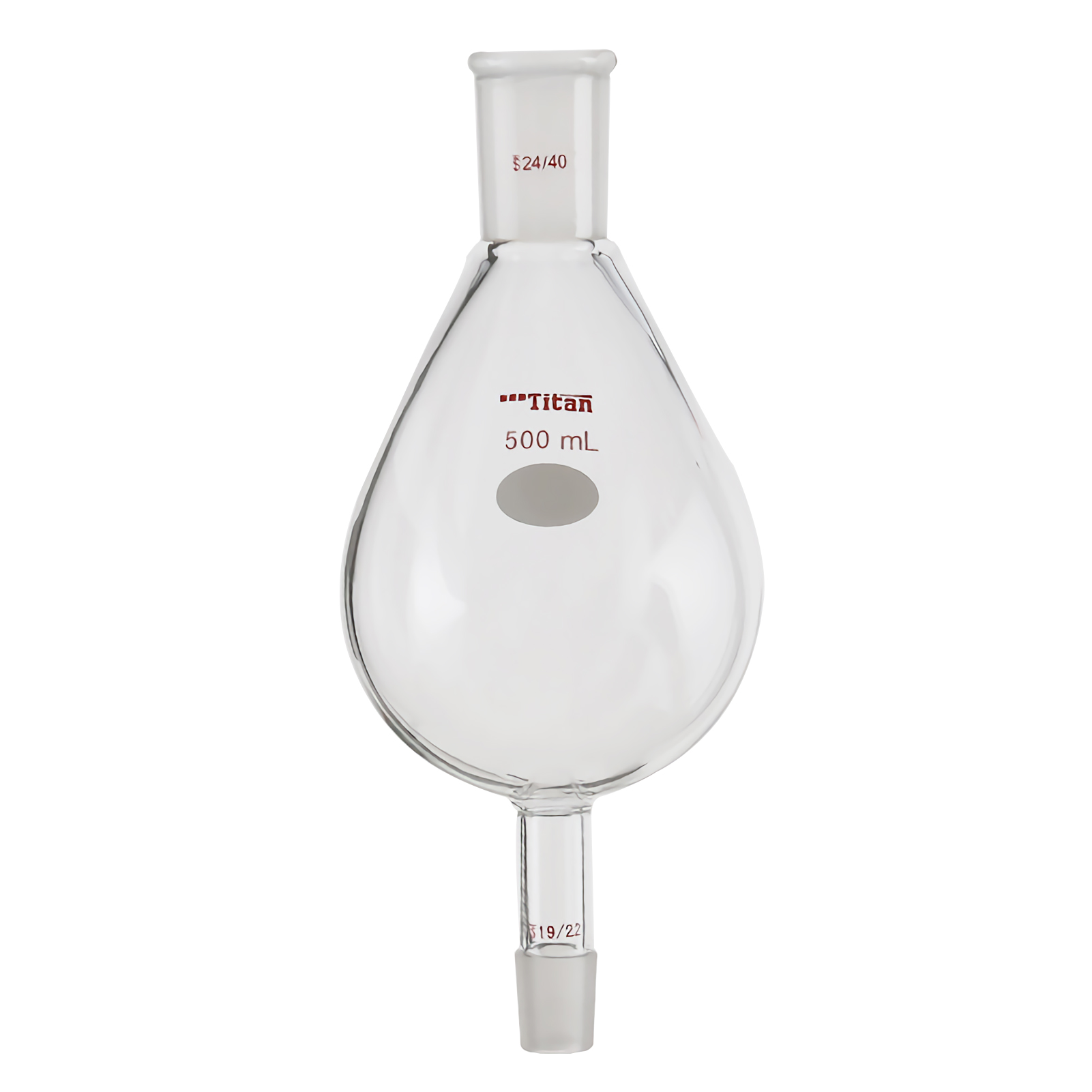 ADAMAS BETA 1pcs Kuderna-Danish Flask with 24/40 Upper Joint 19/22 Bot