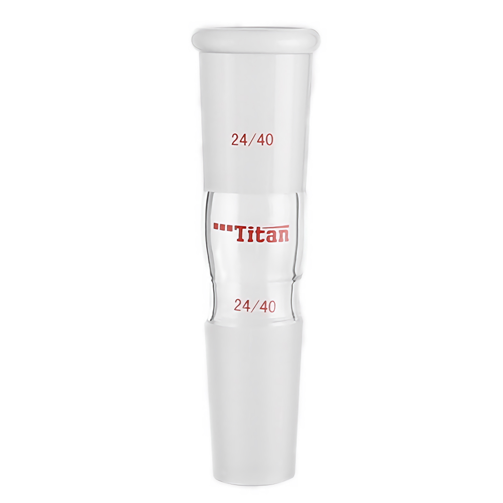 ADAMAS-BETA Lab Connected High Borosilicate Glass Joint Grinded Mouth 14/20 19/22 24/40 Grinding Ports Connector for Filtration/Distillation/Heating Experiment