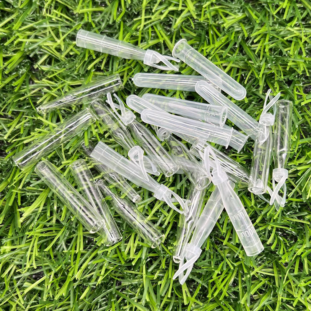 ADAMAS-BETA Lab Chromatographic Injection Bottle Intubation Glass with Plastic Holder 150-300ul Scaless Liquid Phase AUTOSAMPLER VIALS Micro-Insert Tube 100pcs/Pack