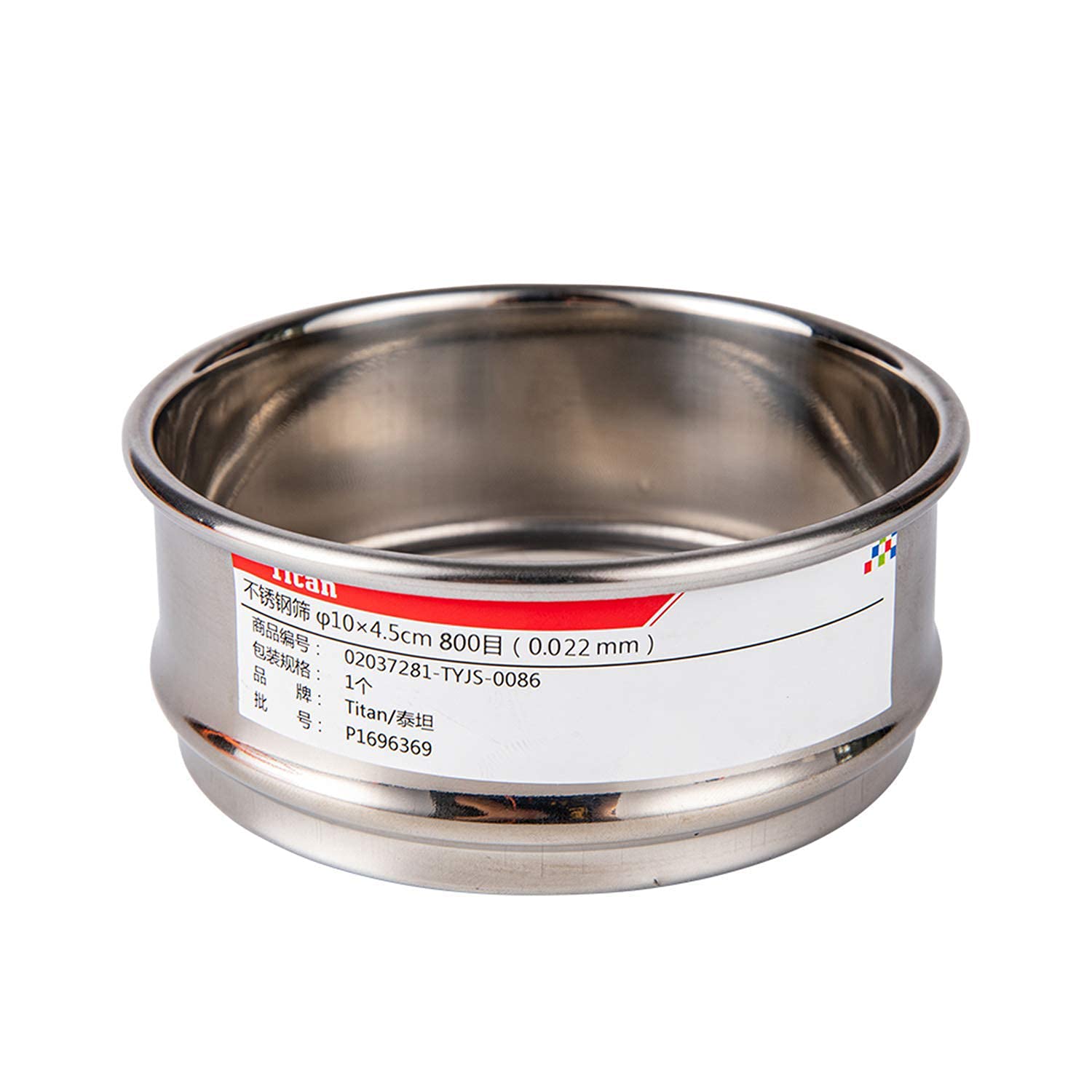 Wholesale φ10×4.5cm 800 Mesh 304 Stainless Lab Sieves Economy Test Sieve 304 Stainless Steel Wire Cloth（0.022mm）